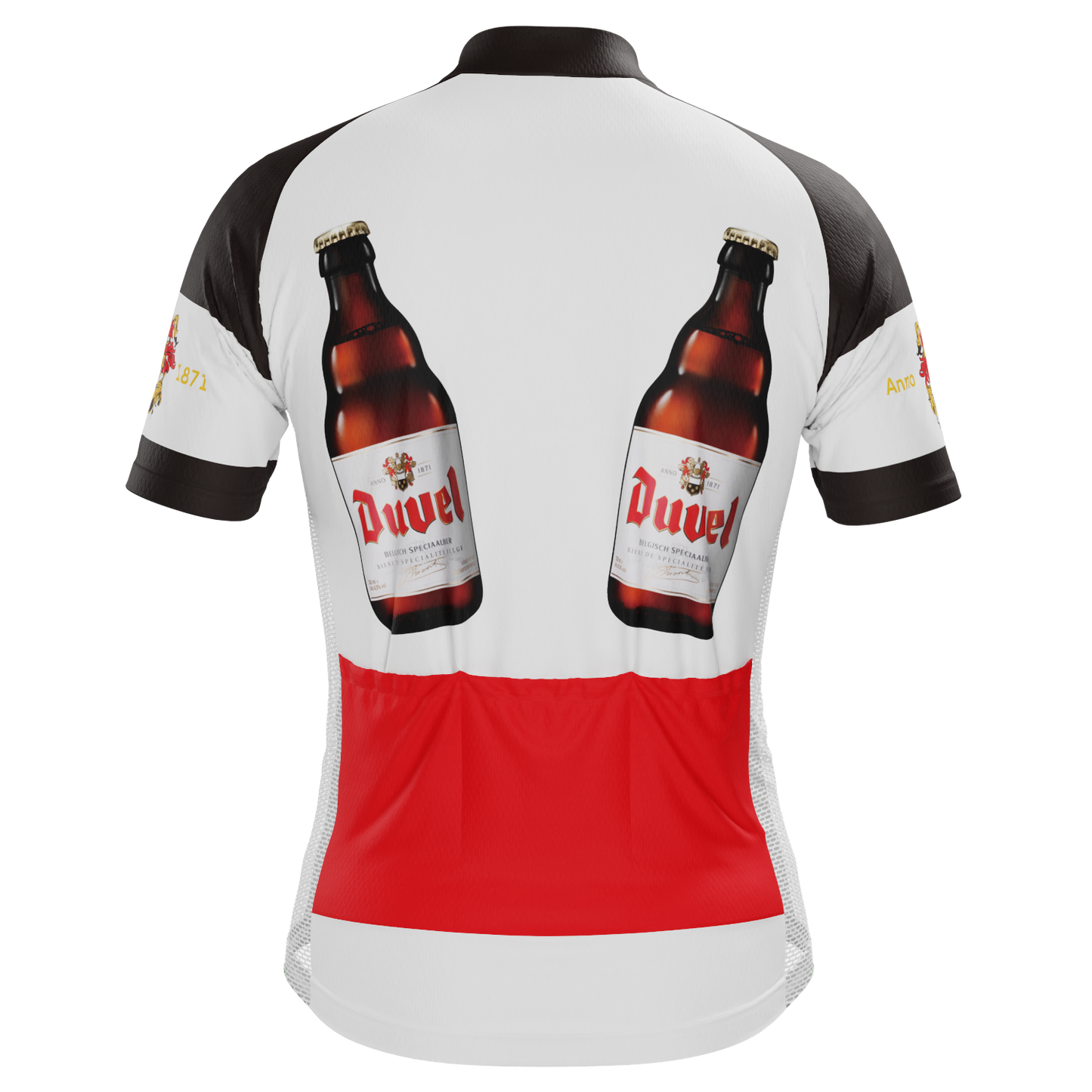 Men's Duvel Black Retro Short Sleeve Cycling Jersey