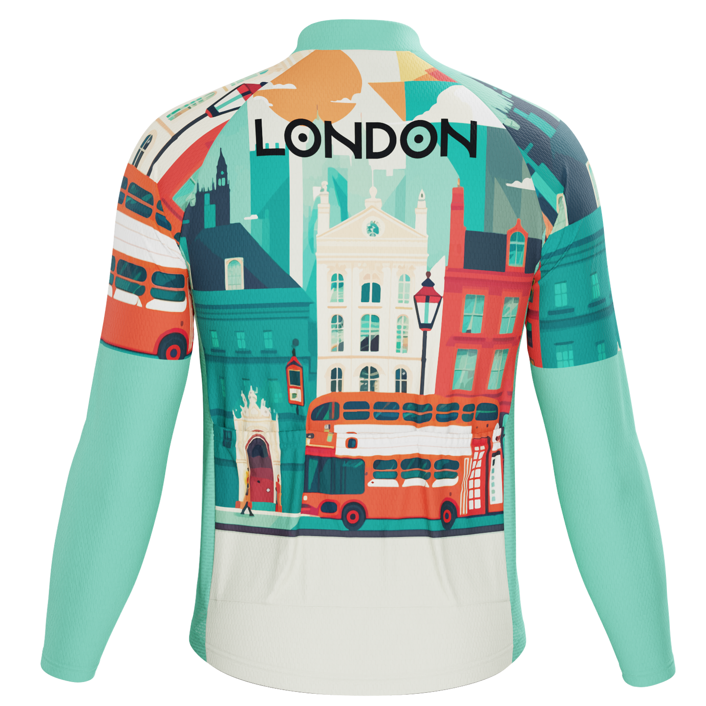 Men's Around The World - London Long Sleeve Cycling Jersey