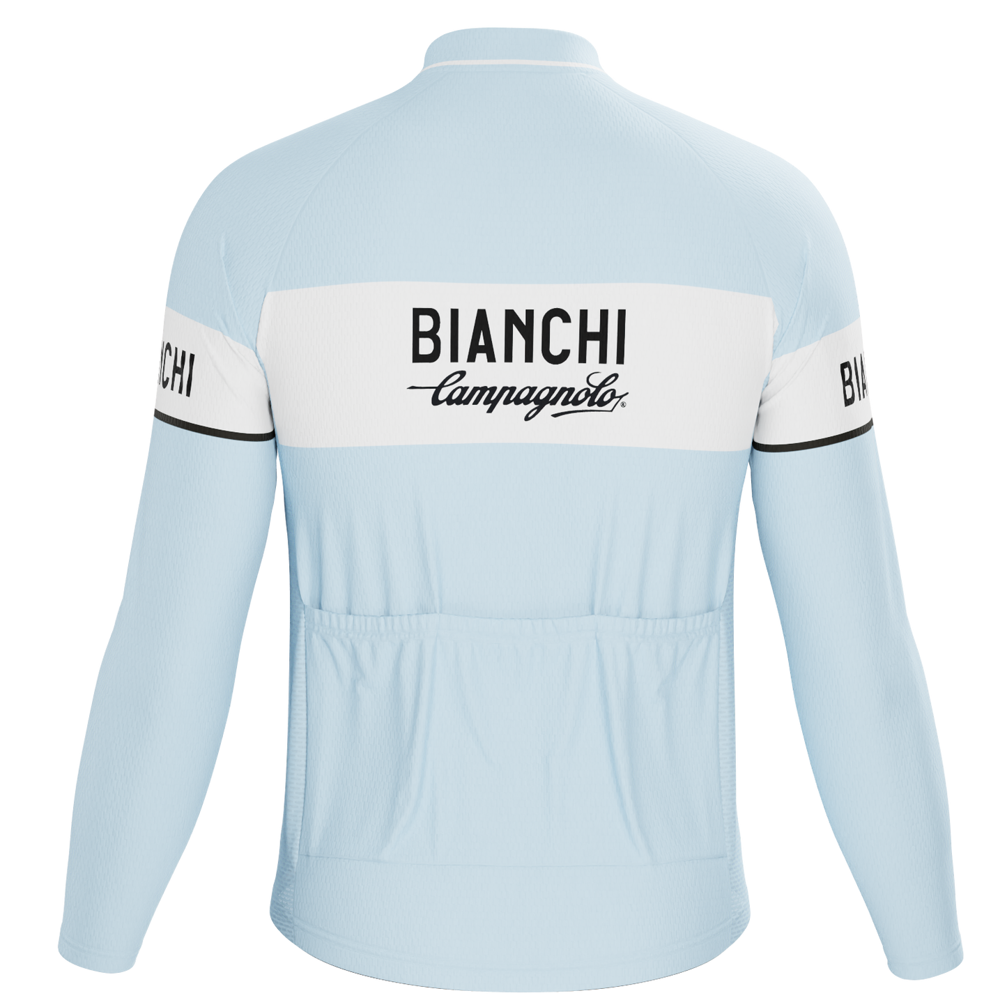 Men's Retro Bianchi Long Sleeve Cycling Jersey