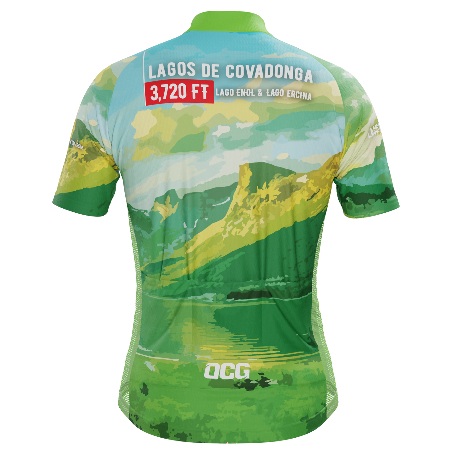 Men's  Lagos de Covadonga Epic Climbs  Short Sleeve Cycling Jersey
