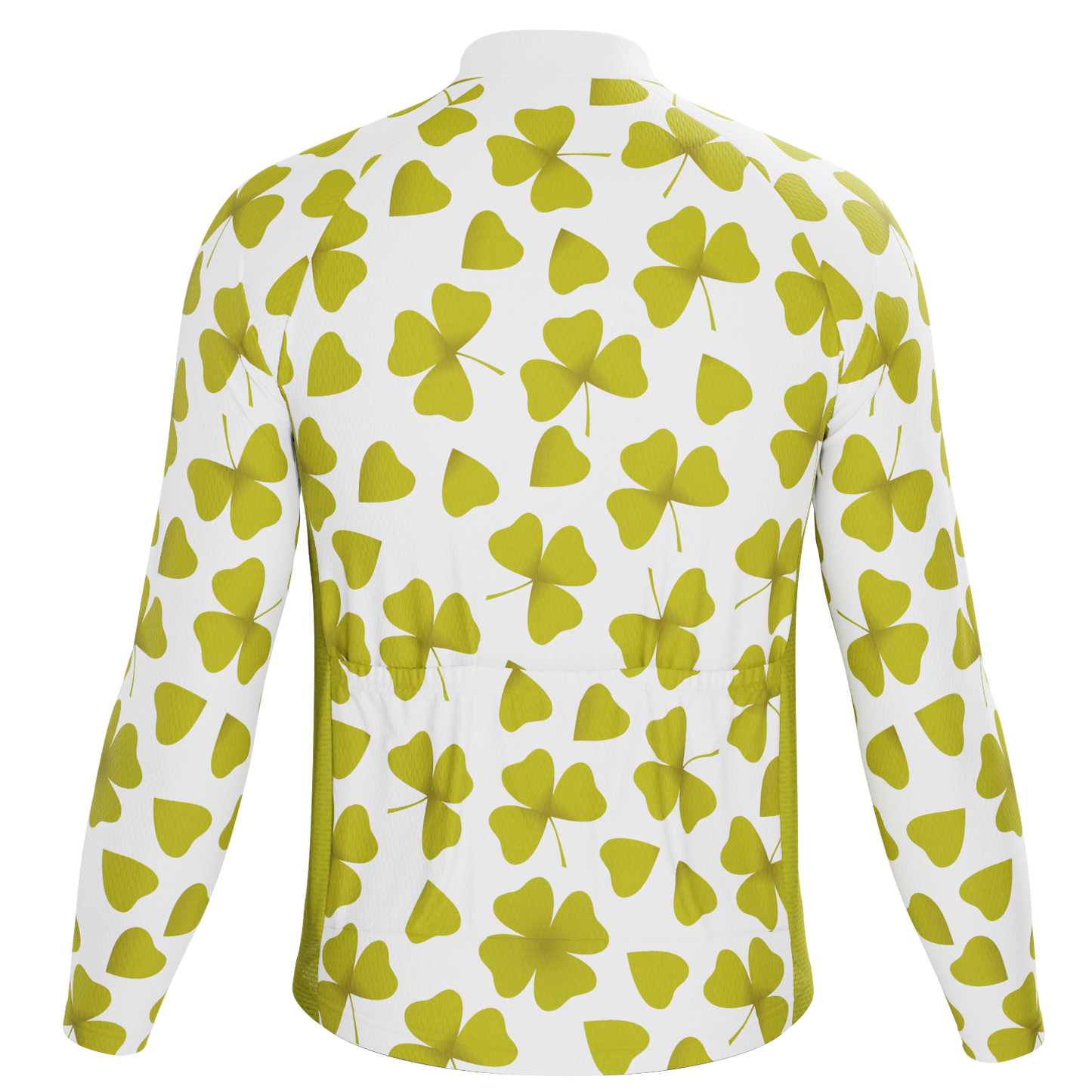 Men's Three Leaf Clover Long Sleeve Cycling Jersey