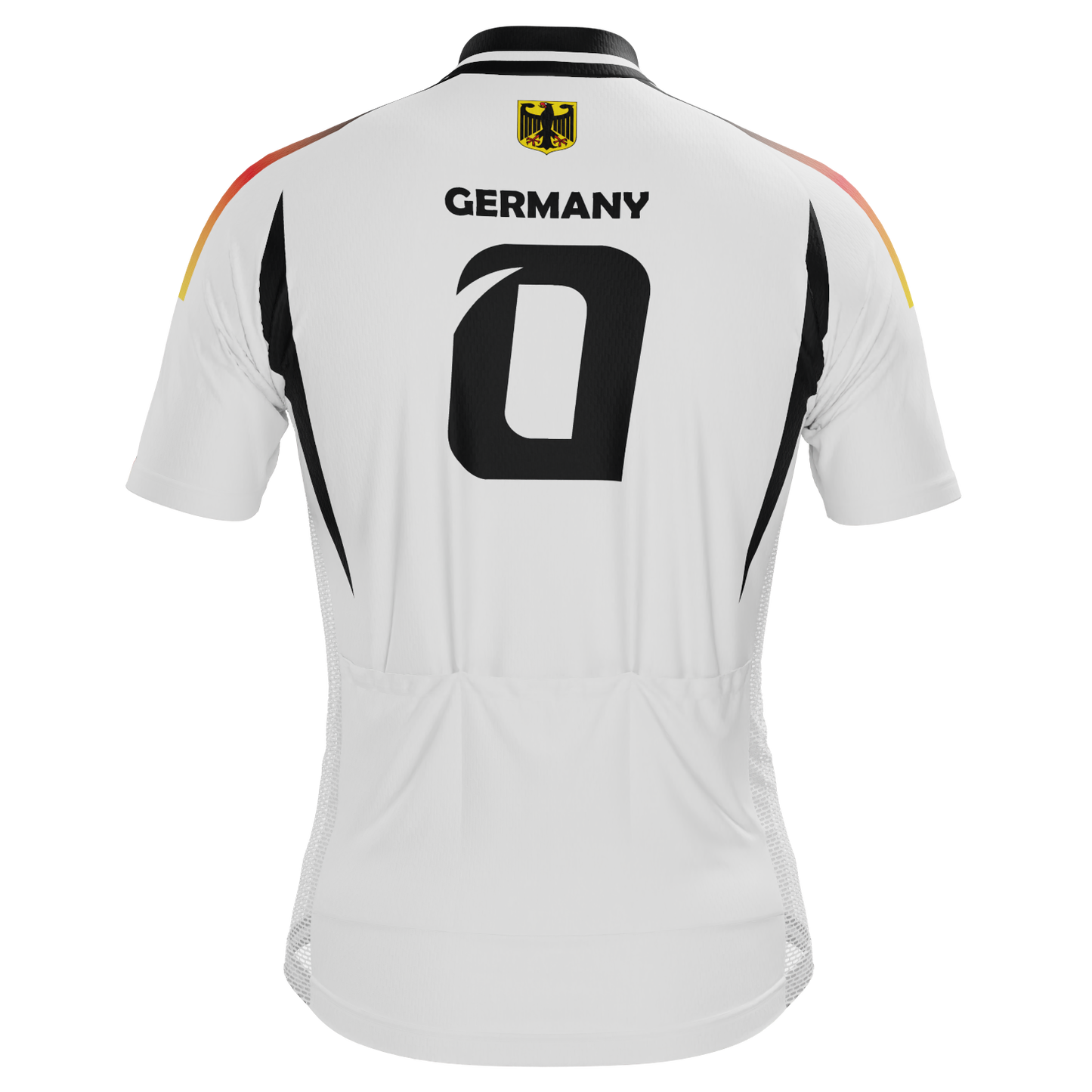 Men's Germany Soccer Short Sleeve Cycling Jersey