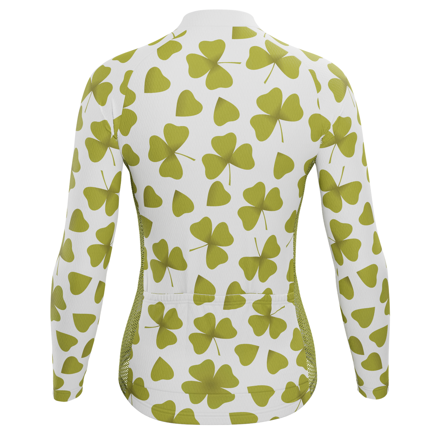 Women's Three Leaf Clover Long Sleeve Cycling Jersey
