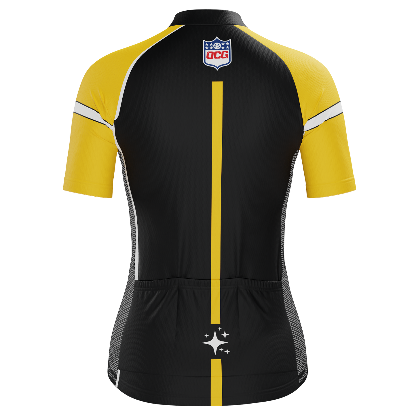 Women's Pittsburg Football Short Sleeve Cycling Jersey