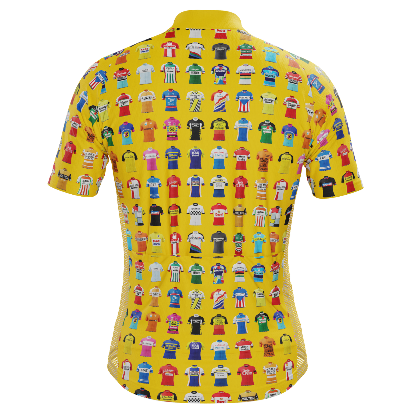 Men's Vintage Cycling Teams Short Sleeve Cycling Jersey