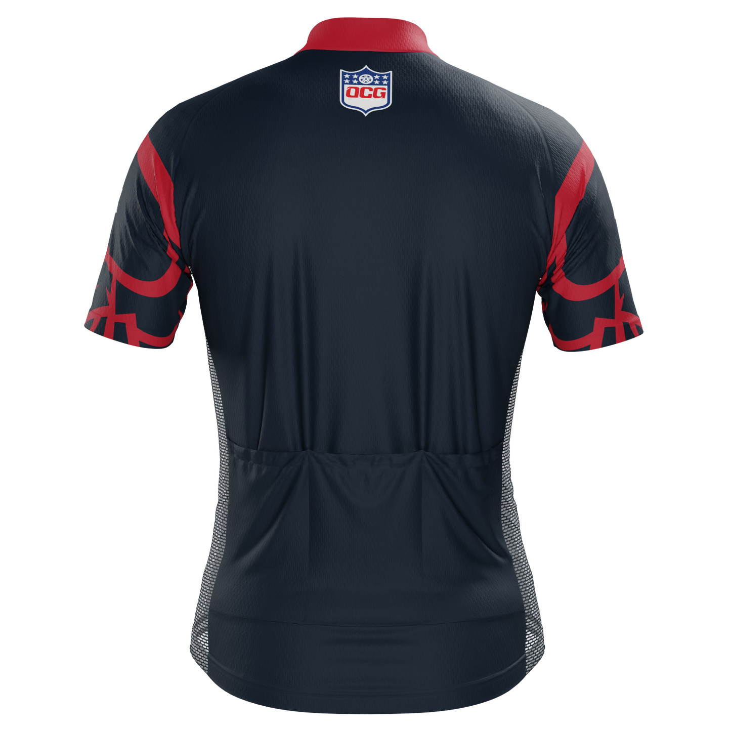 Men's Houston Football Short Sleeve Cycling Jersey