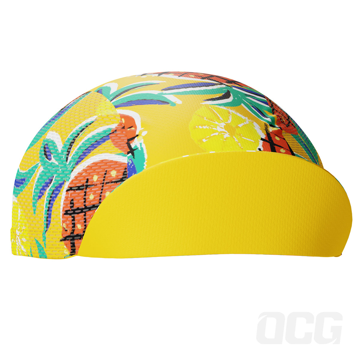 Unisex Pineapple Fun Quick Dry Cycling Cap