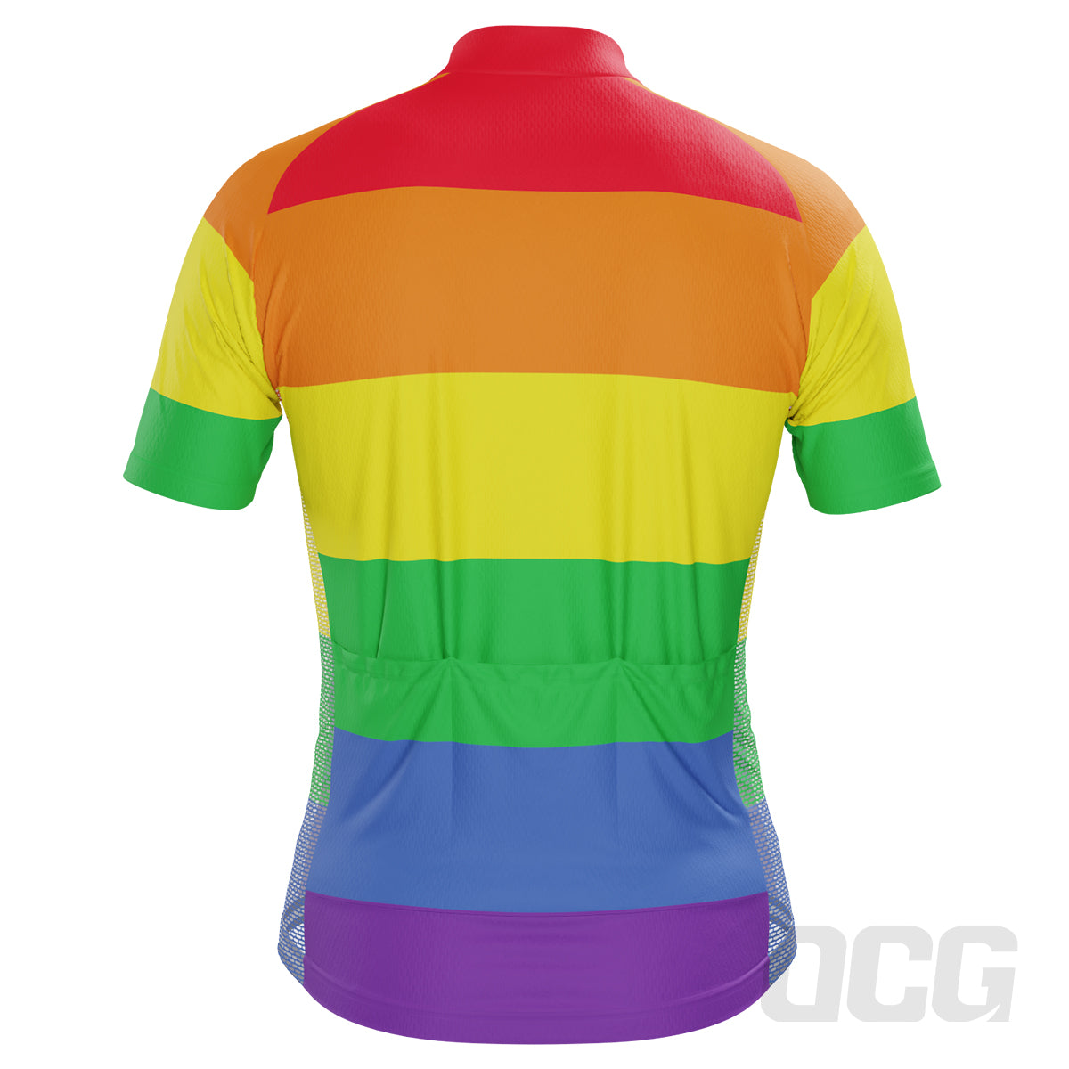 Men's LGBT Classic Gay Pride Short Sleeve Cycling Jersey
