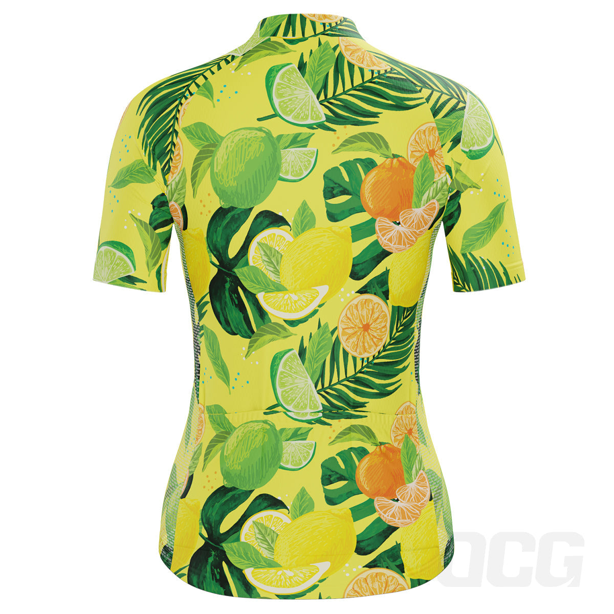 Women's Citrus Explosion Short Sleeve Cycling Jersey