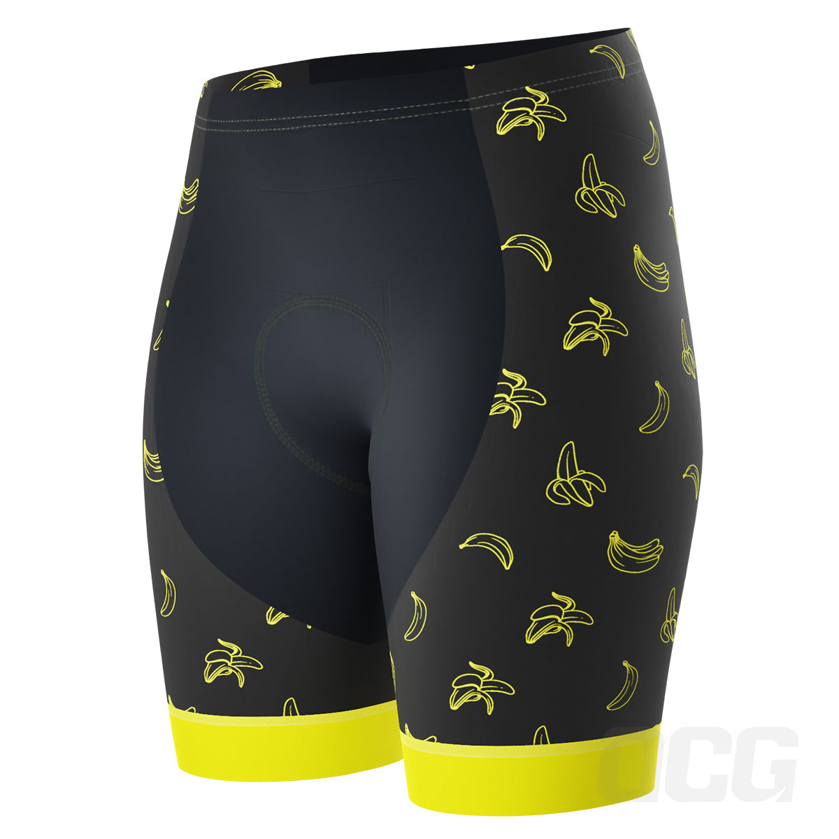Women's Must Be Bananas Gel Padded Cycling Shorts