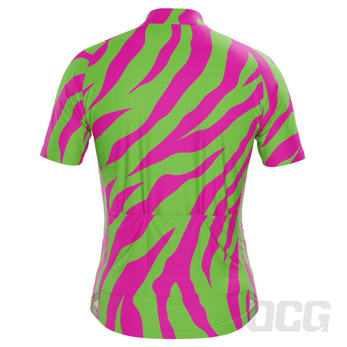 Men's Echo Pulse Tiger Print Short Sleeve Cycling Jersey