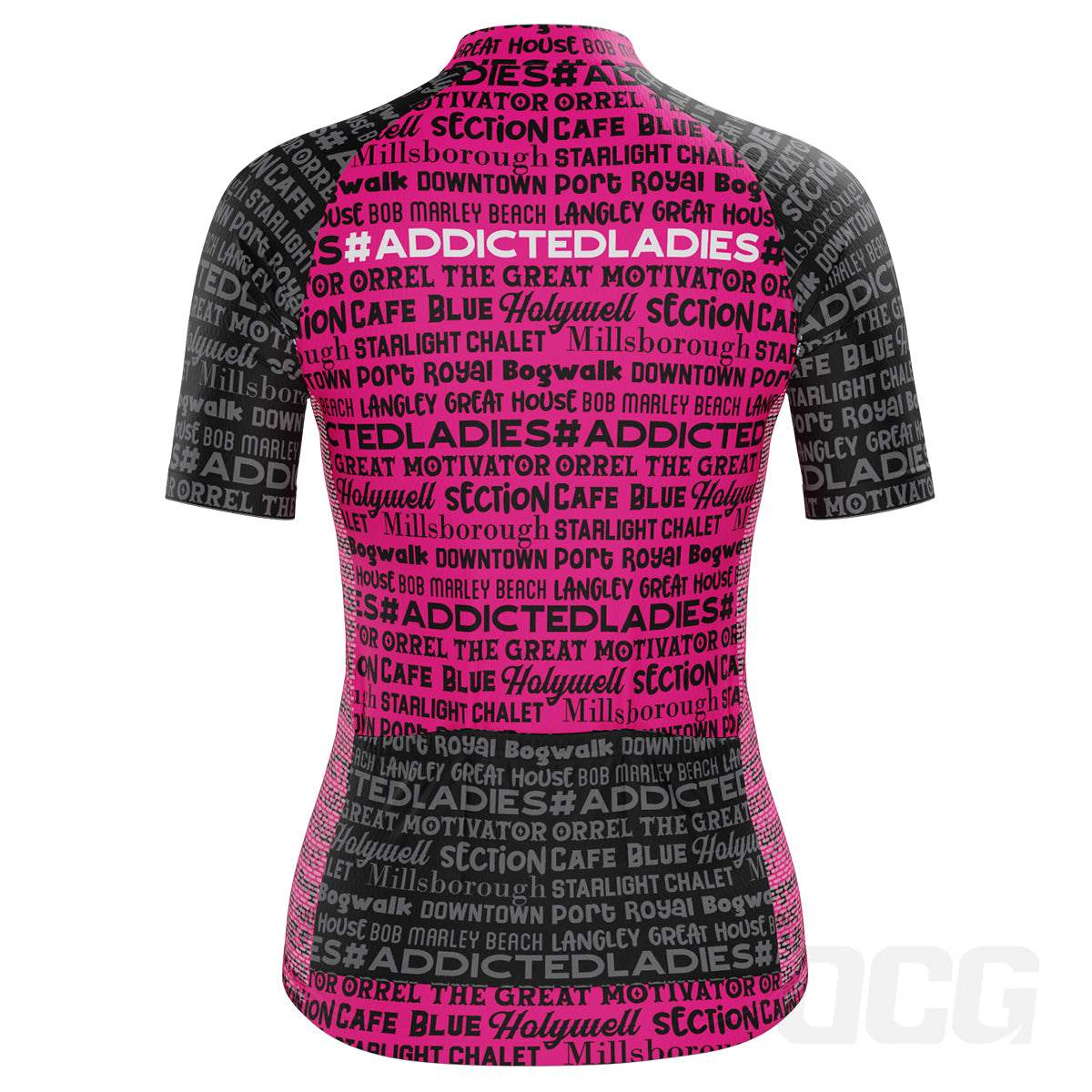 Women's Addicted Ladies Short Sleeve Cycling Jersey