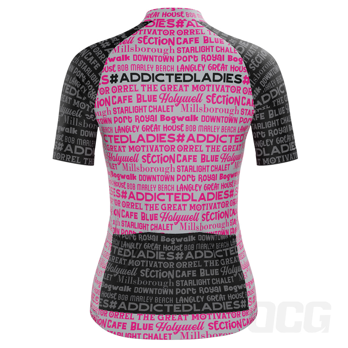 Women's Addicted Ladies Short Sleeve Cycling Jersey