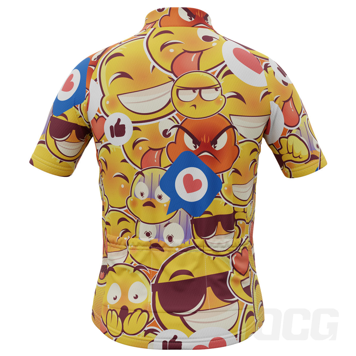 Kid's Emoji Mayhem Short Sleeve Cycling Jersey