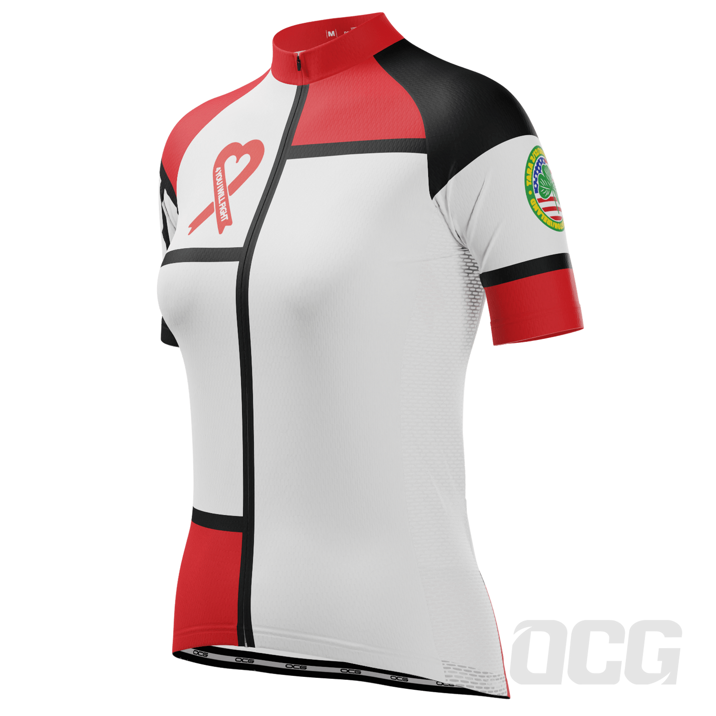 Women's La Vie Claire in Red Custom Short Sleeve Cycling Jersey