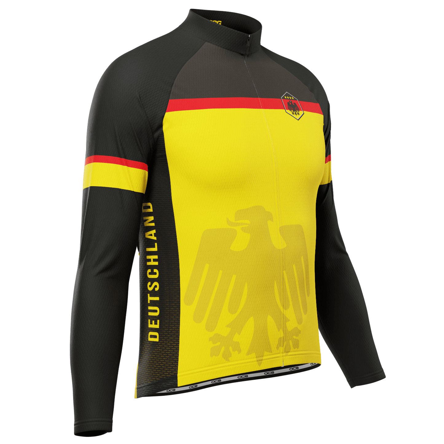 Men's Germany Deutschland Long Sleeve Cycling Jersey