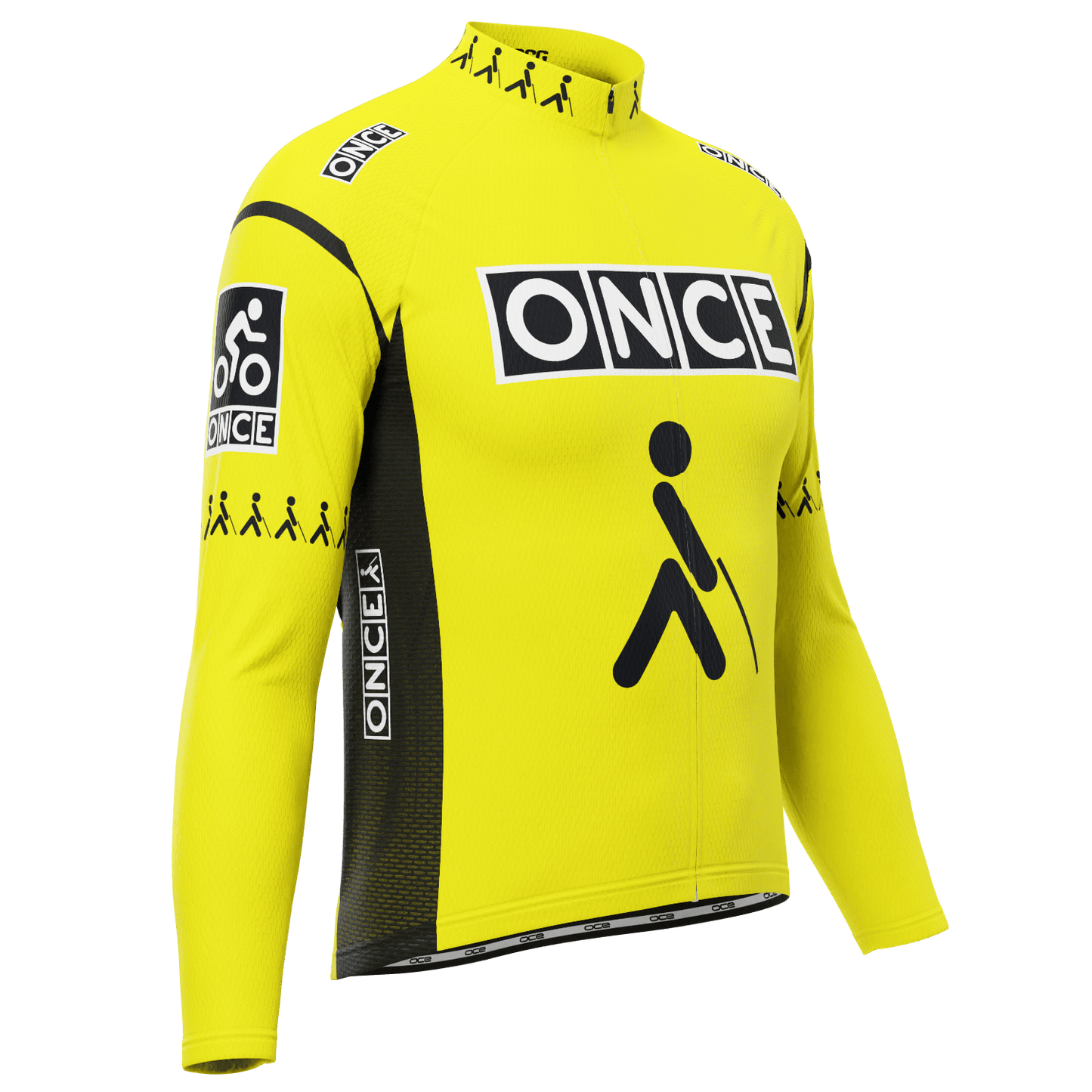 Men's Retro Solo Long Sleeve Cycling Jersey