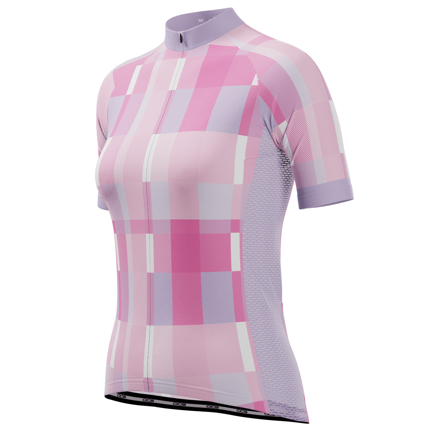Women's Classic Tartan Short Sleeve Cycling Jersey