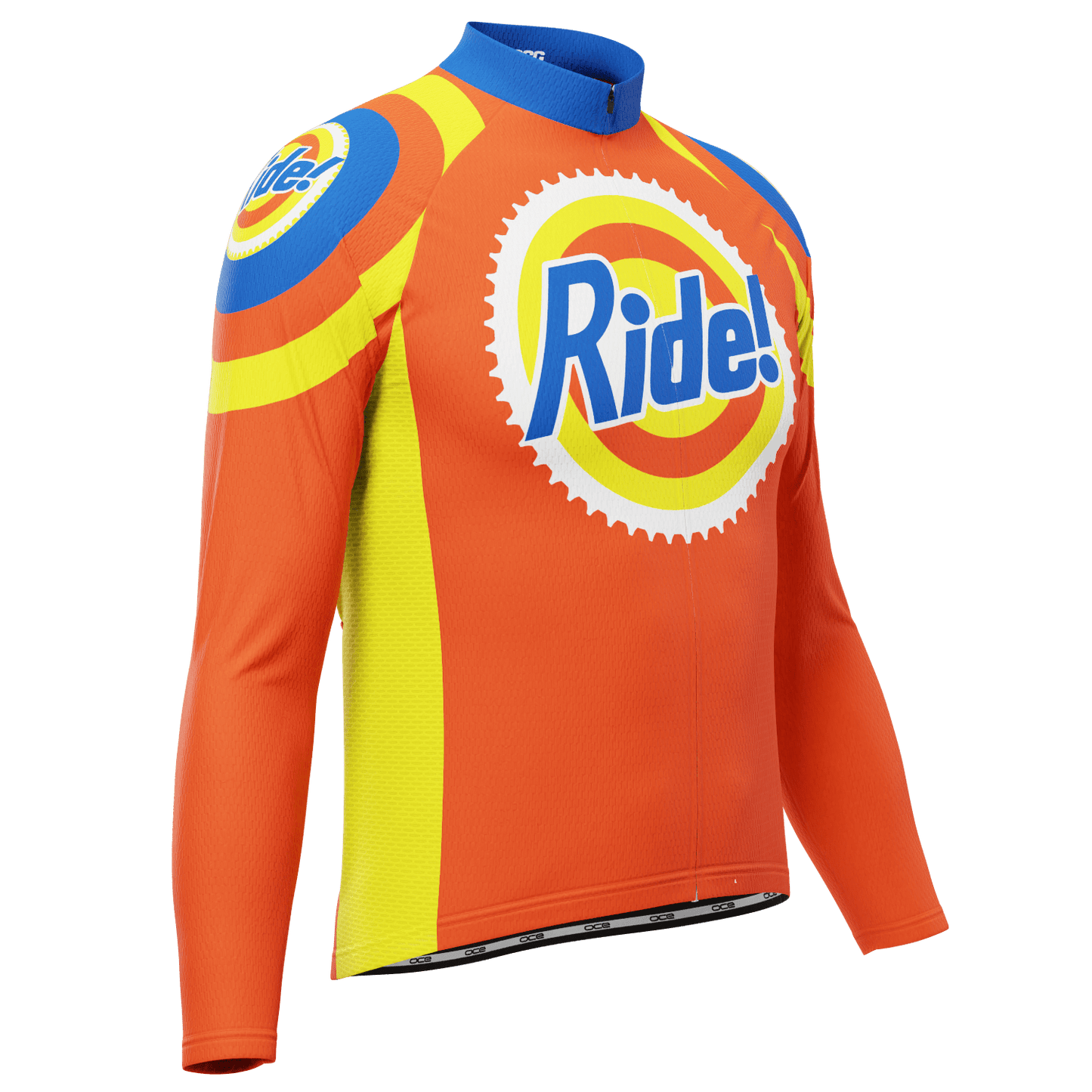 Men's Ride the Tide Short Long Sleeve Cycling Jersey