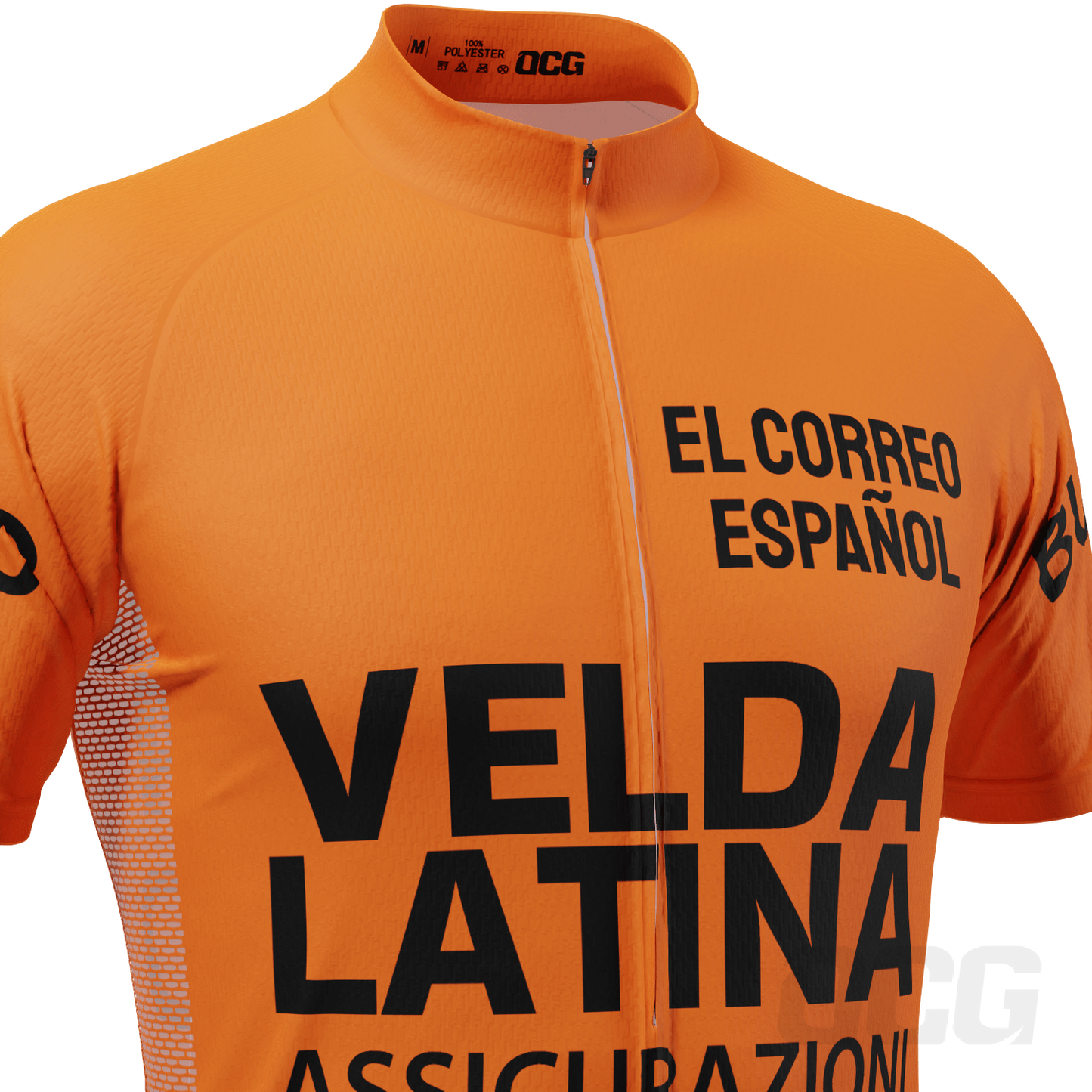 Men's Retro 1977 Flandria Maertens Vuelta a España Short Sleeve Cycling Jersey