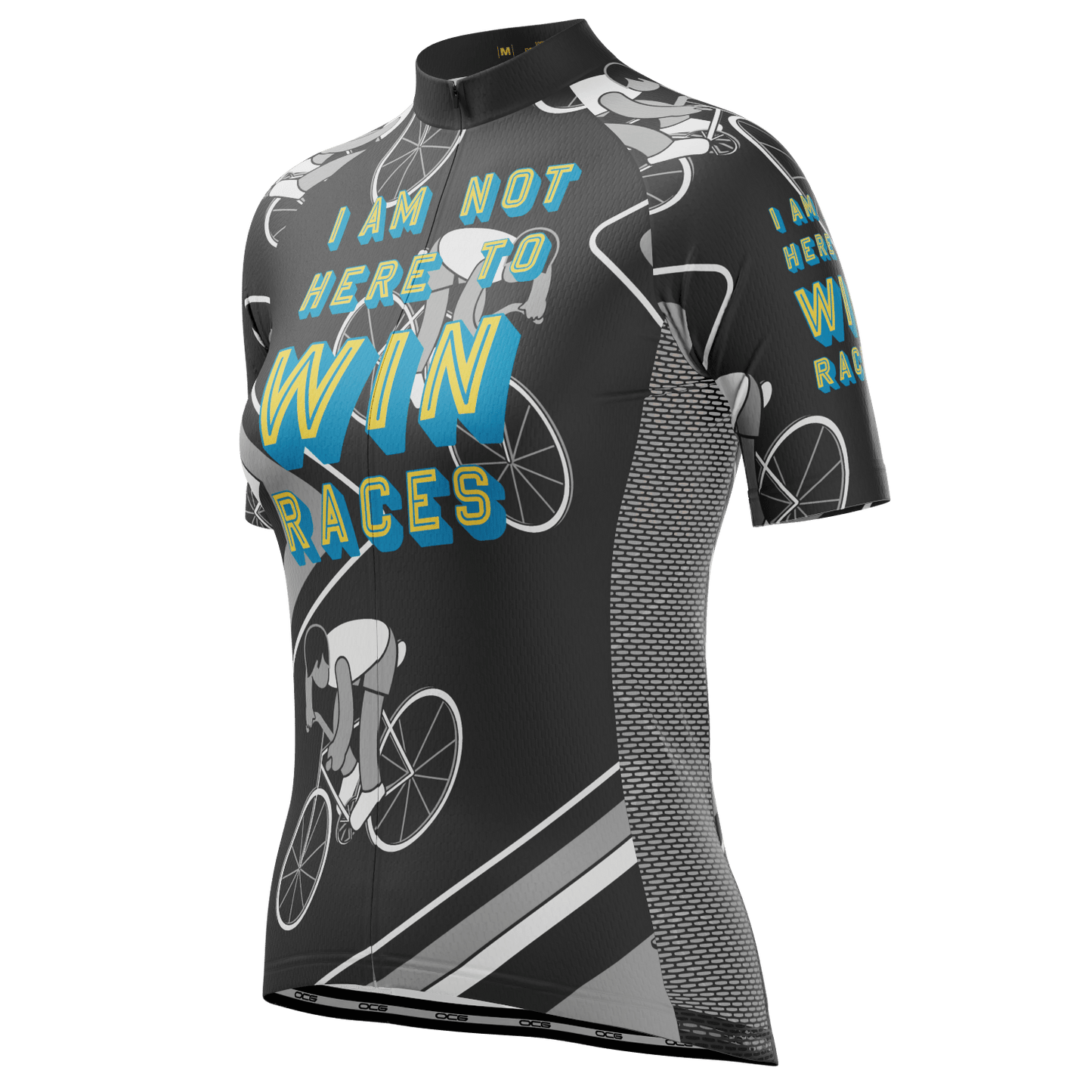 Women's I am Not Here To Win Races Short Sleeve Cycling Jersey