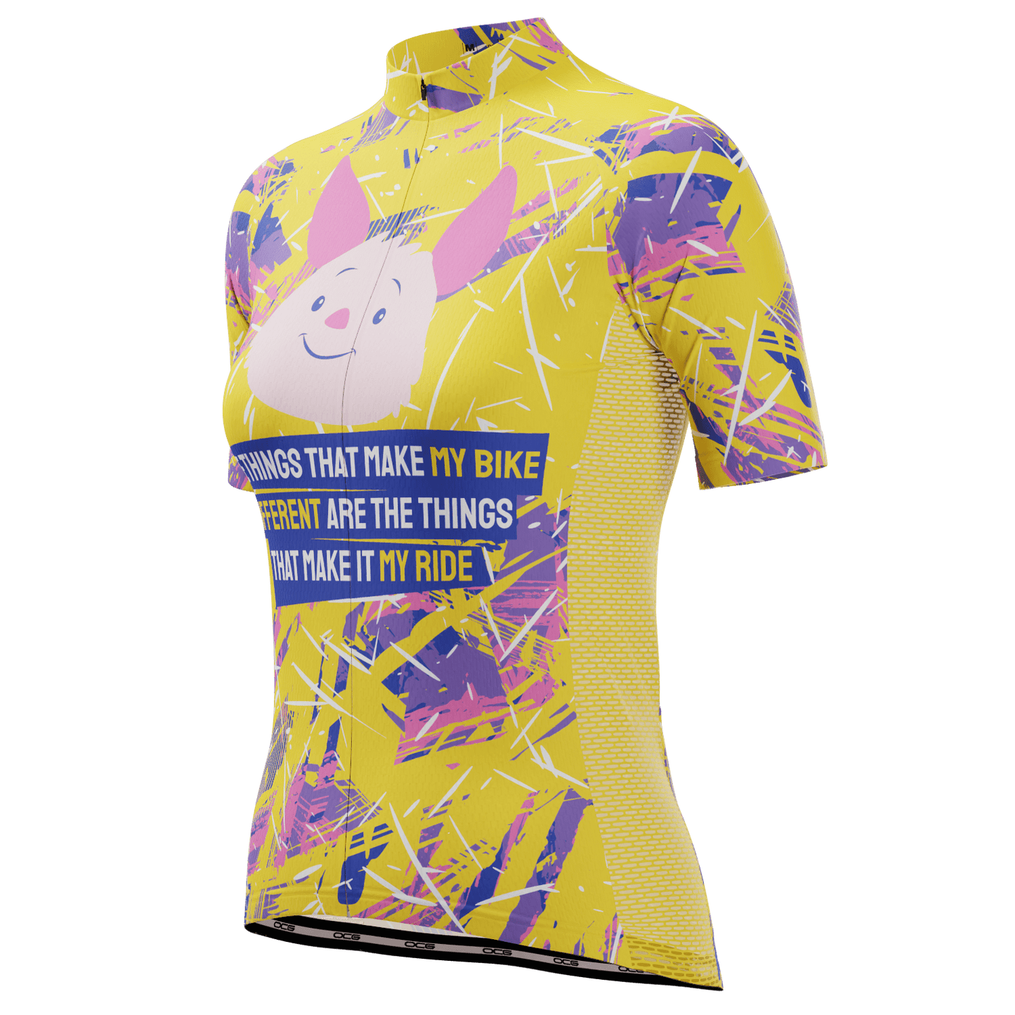 Women's Piglet's Ride Short Sleeve Cycling Jersey