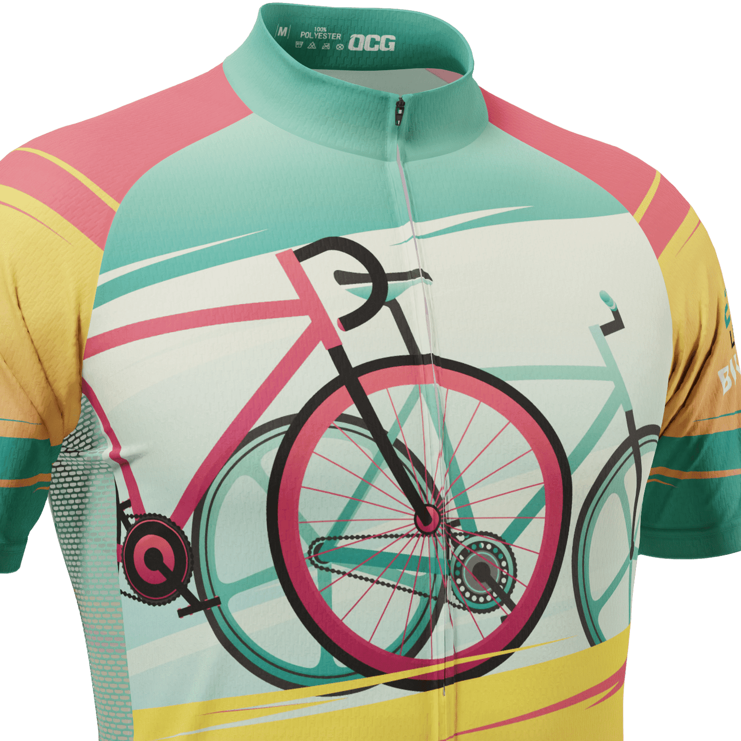 Men's Every Lane Is A Bike Lane Short Sleeve Cycling Jersey