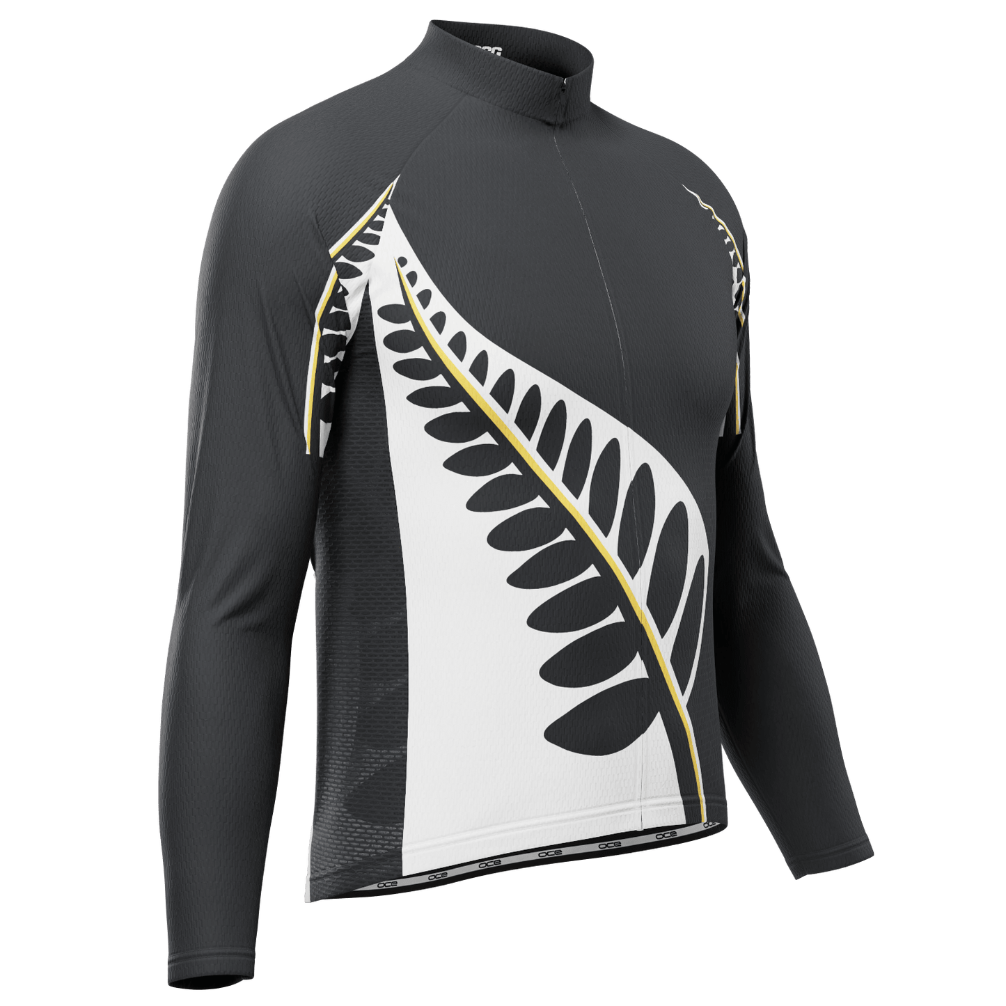 Men's New Zealand Silver Fern Long Sleeve Cycling Jersey