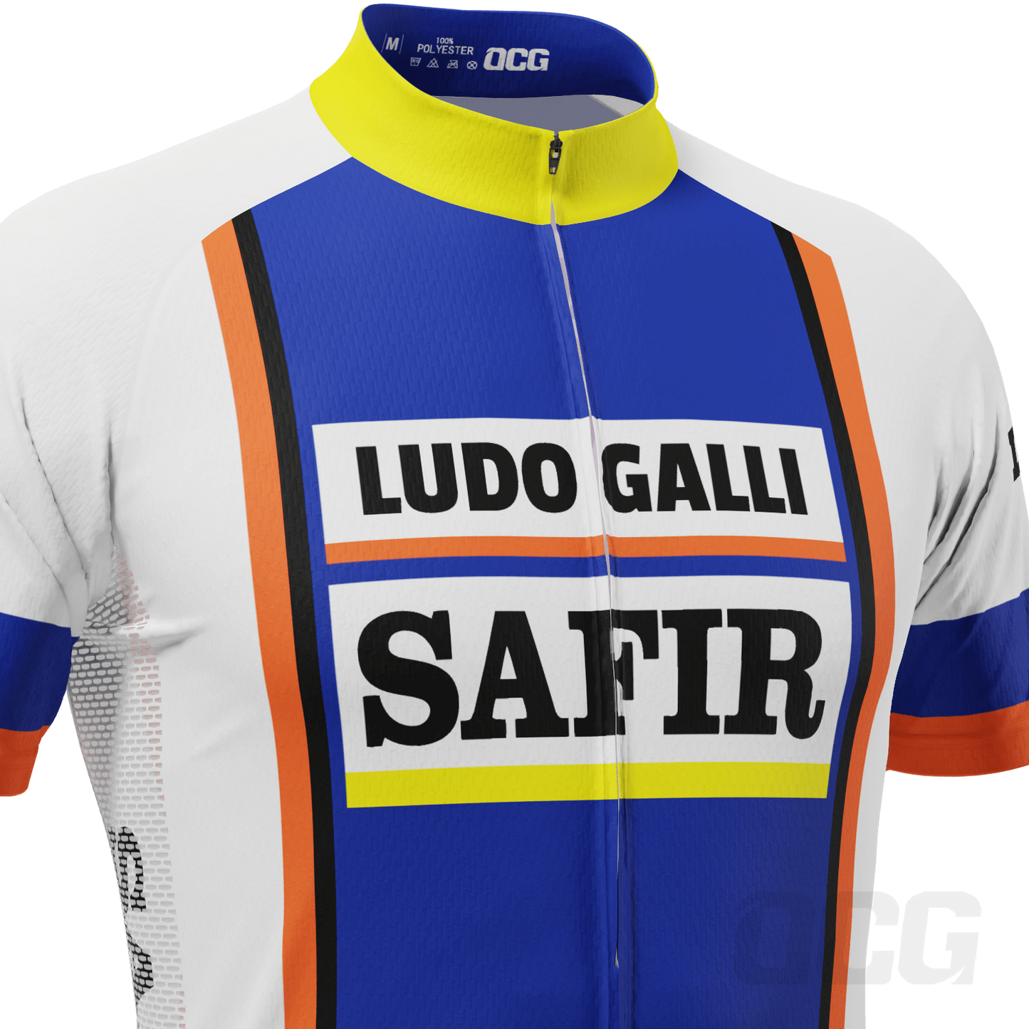 Men's Retro 1978 Ludo Safir  Short Sleeve Cycling Jersey