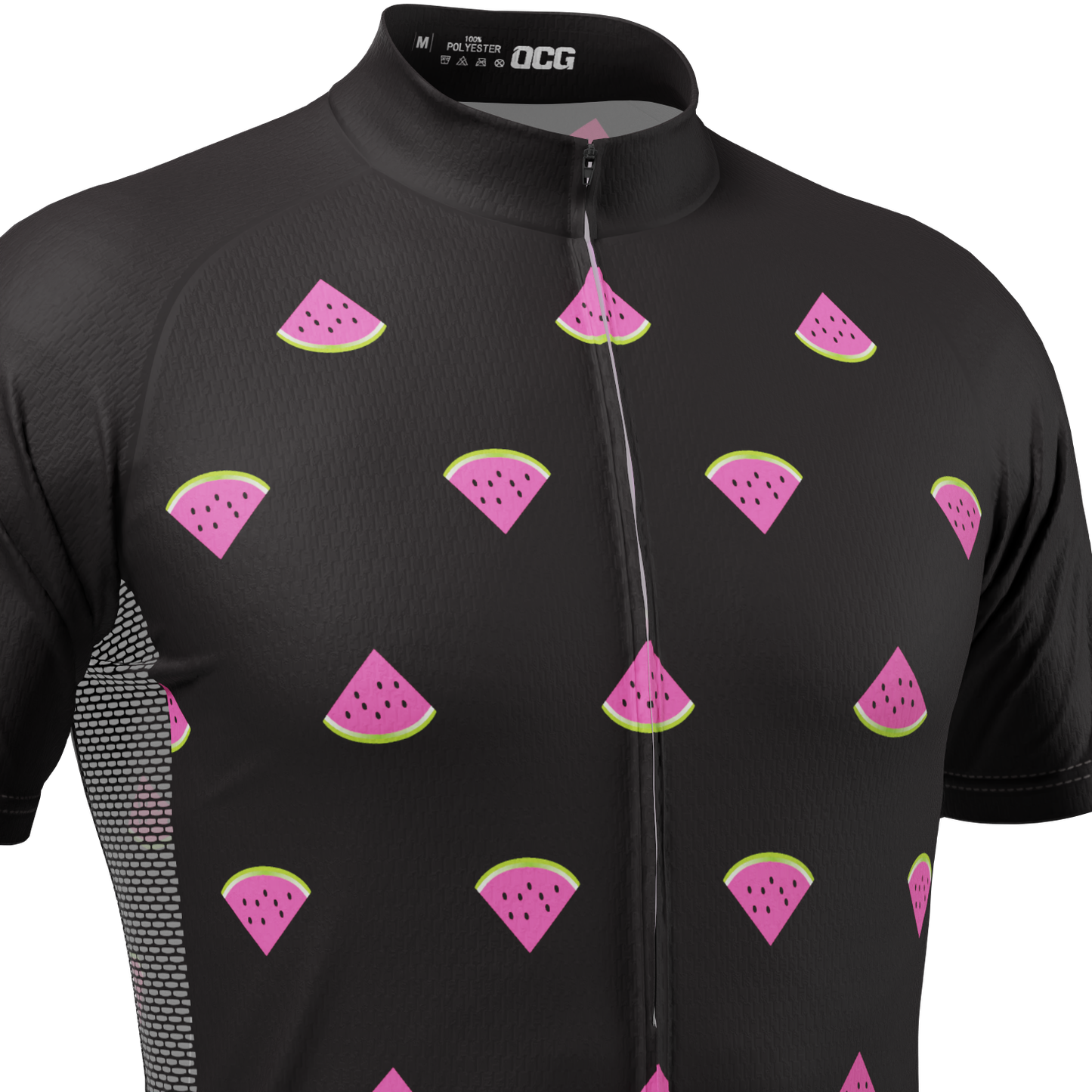 Men's Watermelon Fever Short Sleeve Cycling Jersey