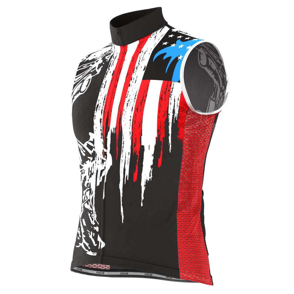 Men's Honor the Fallen Sleeveless Tech Cycling Jersey
