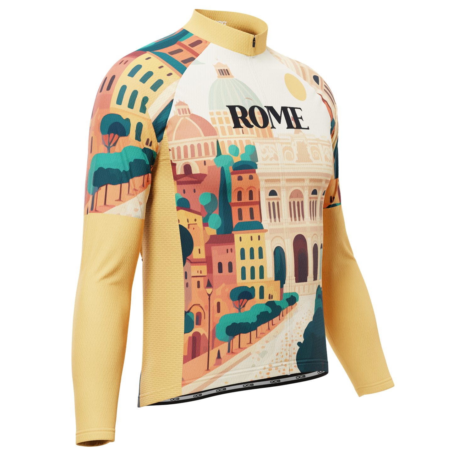 Men's Around The World - Rome Long Sleeve Cycling Jersey