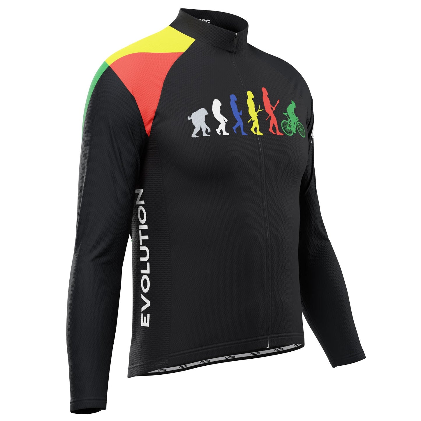 Men's Evolution of Man Long Sleeve Cycling Jersey
