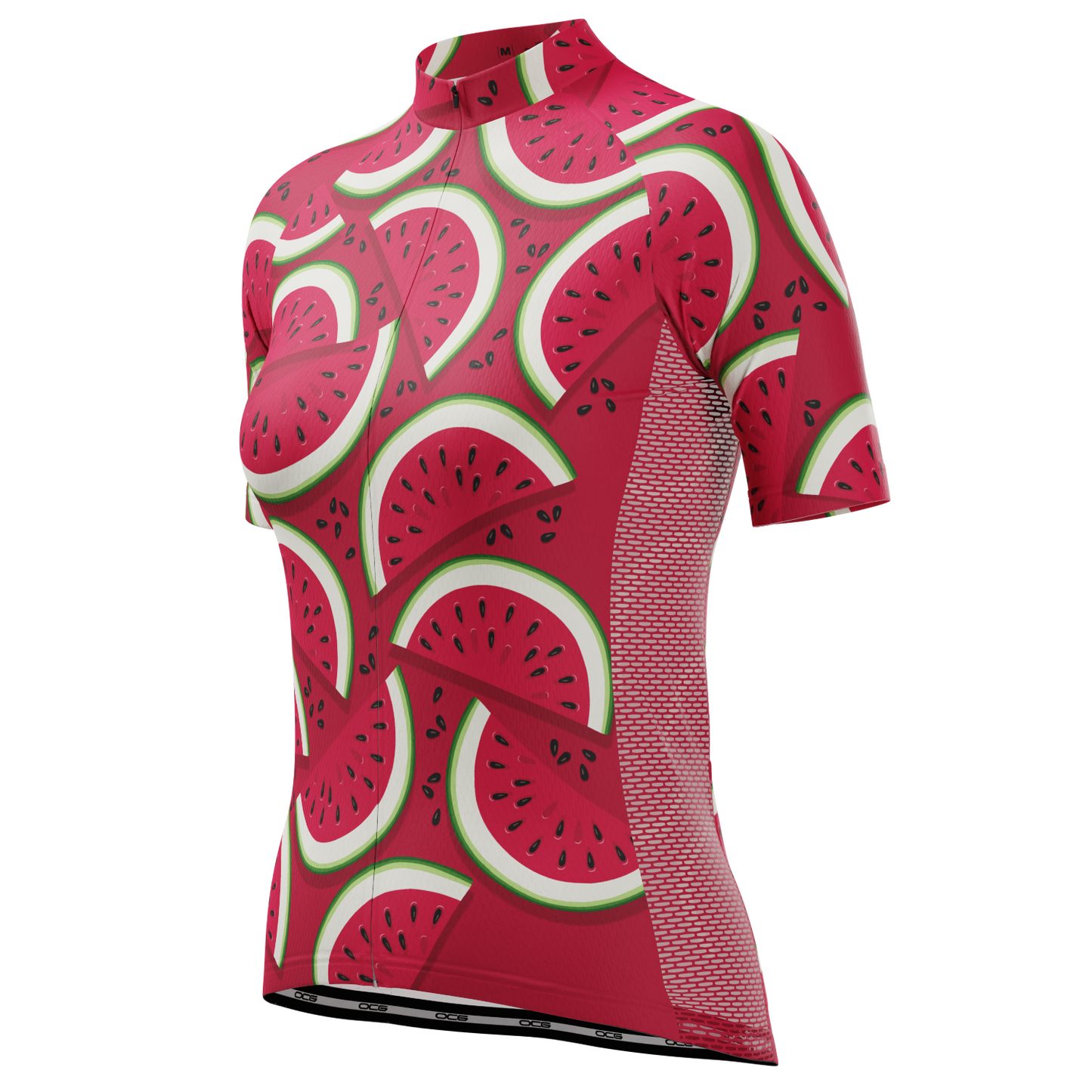 Women's Full Watermelon Fruity Short Sleeve Cycling Jersey