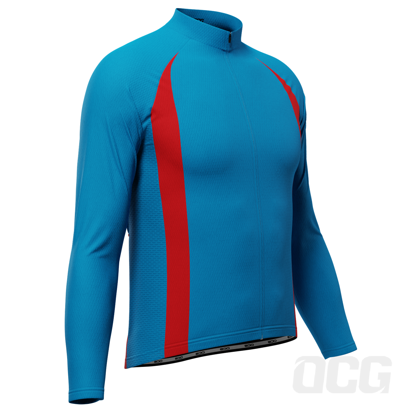 Men's Velocity Core Stripe Long Sleeve Cycling Jersey