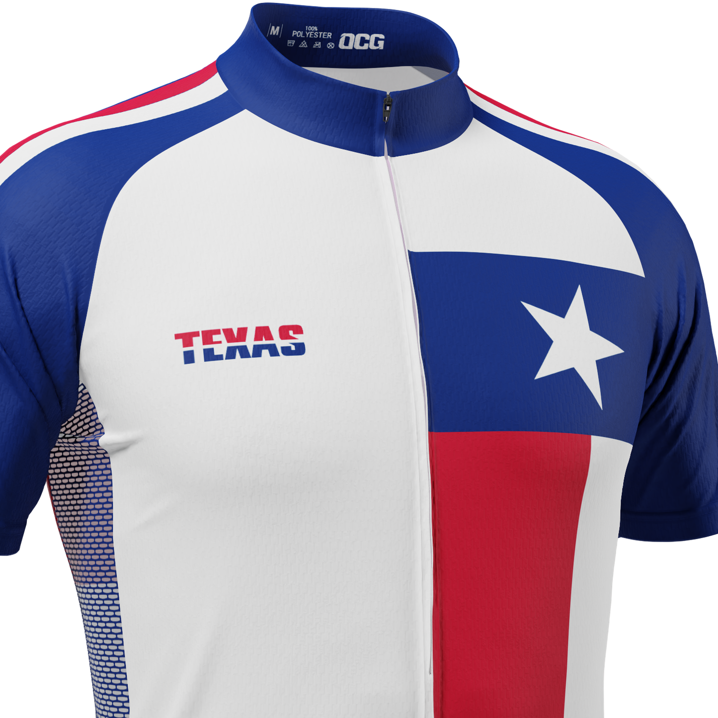 Men's Texas US State Icon Short Sleeve Cycling Jersey