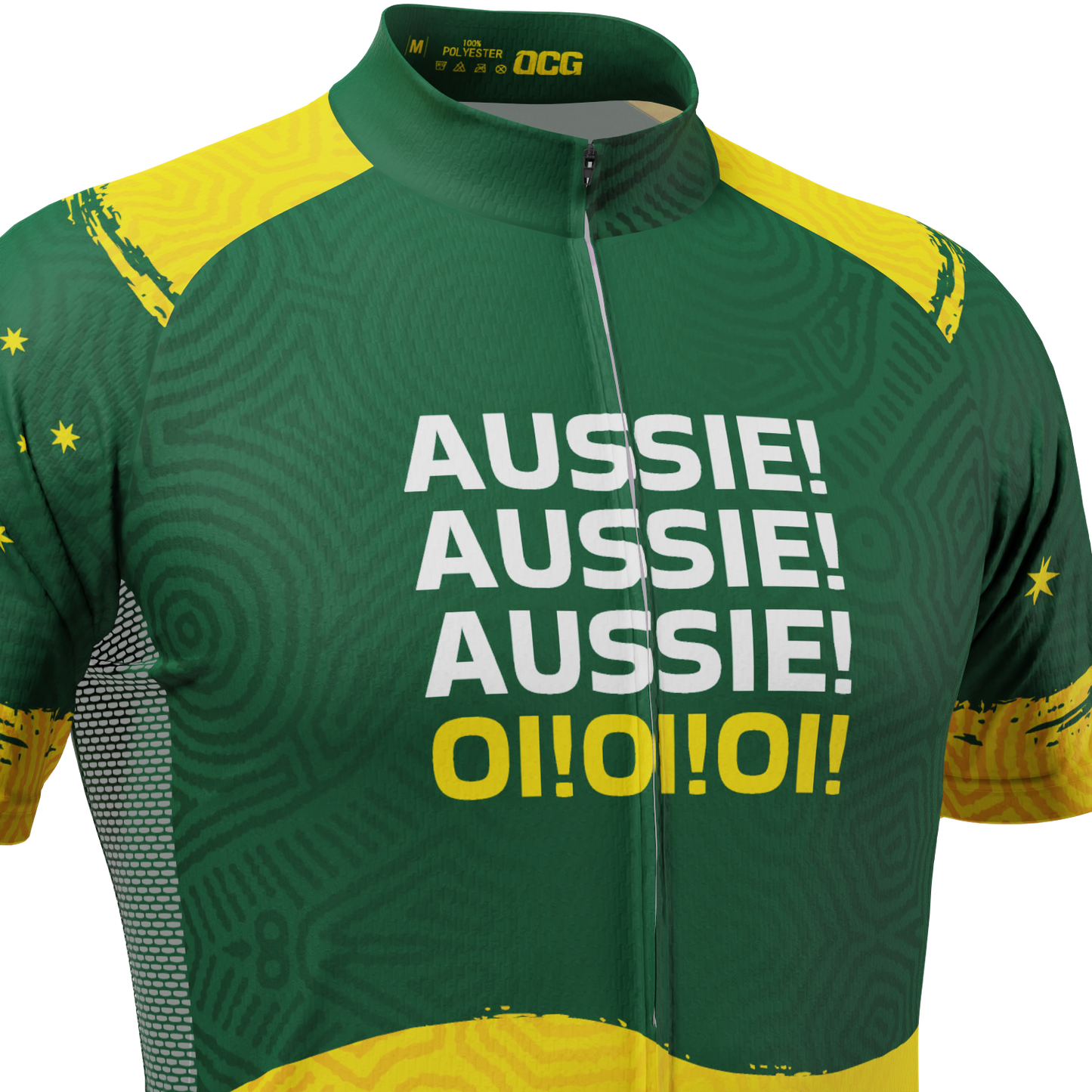 Men's Aussie Aussie Aussie Short Sleeve Cycling Jersey