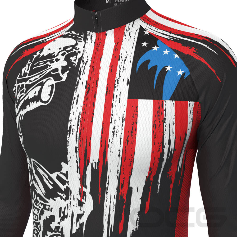 Men's Honor the Fallen Long Sleeve Cycling Jersey