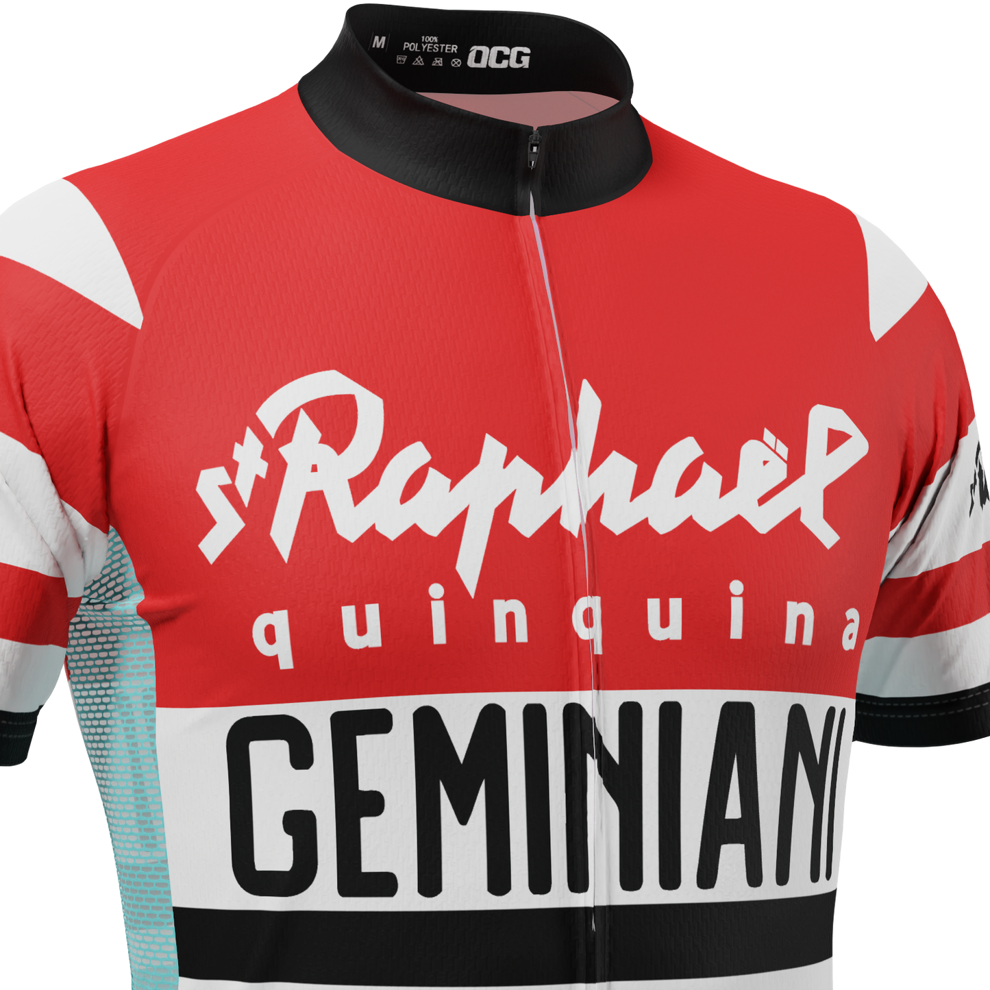 Men's St Raphael-Geminiani Retro Short Sleeve Cycling Jersey