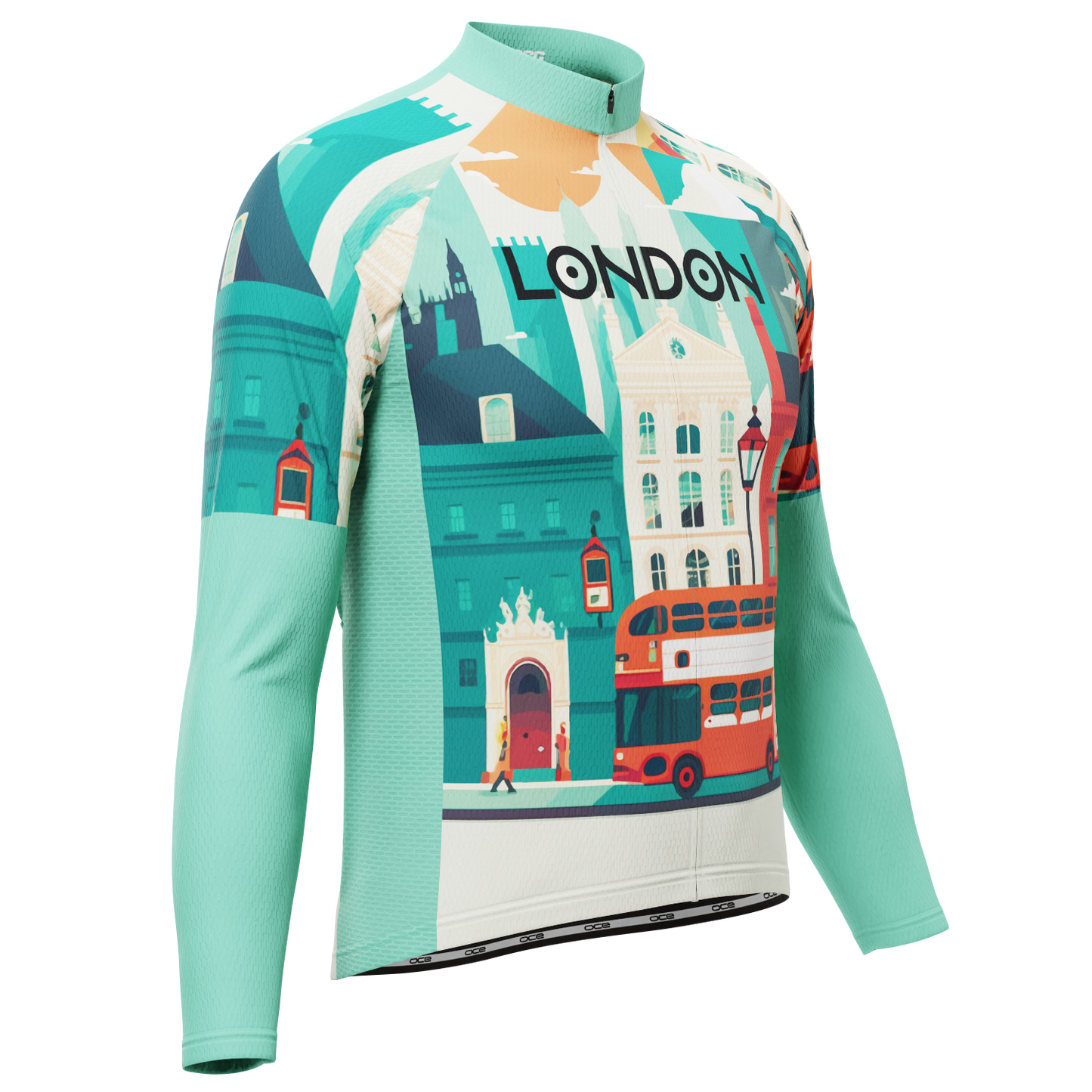 Men's Around The World - London Long Sleeve Cycling Jersey
