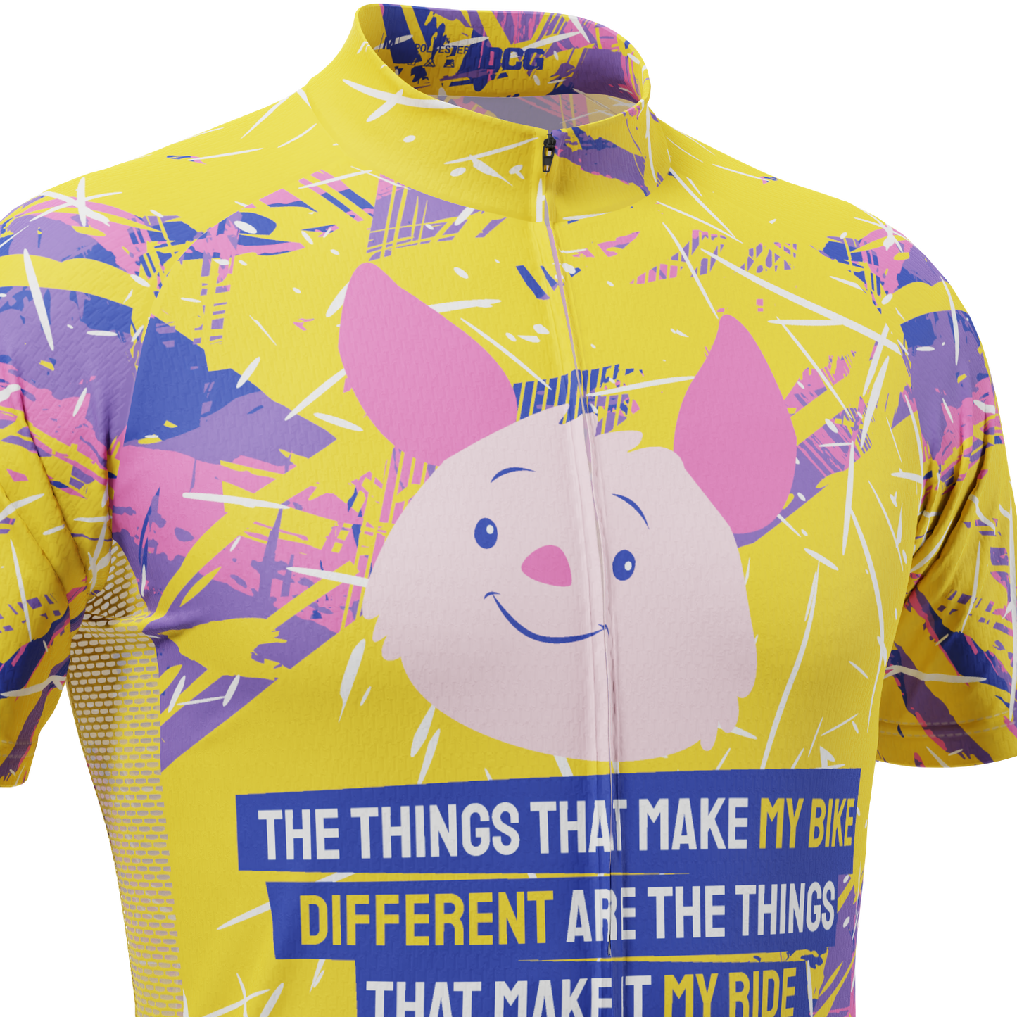 Men's Piglet's Ride Short Sleeve Cycling Jersey