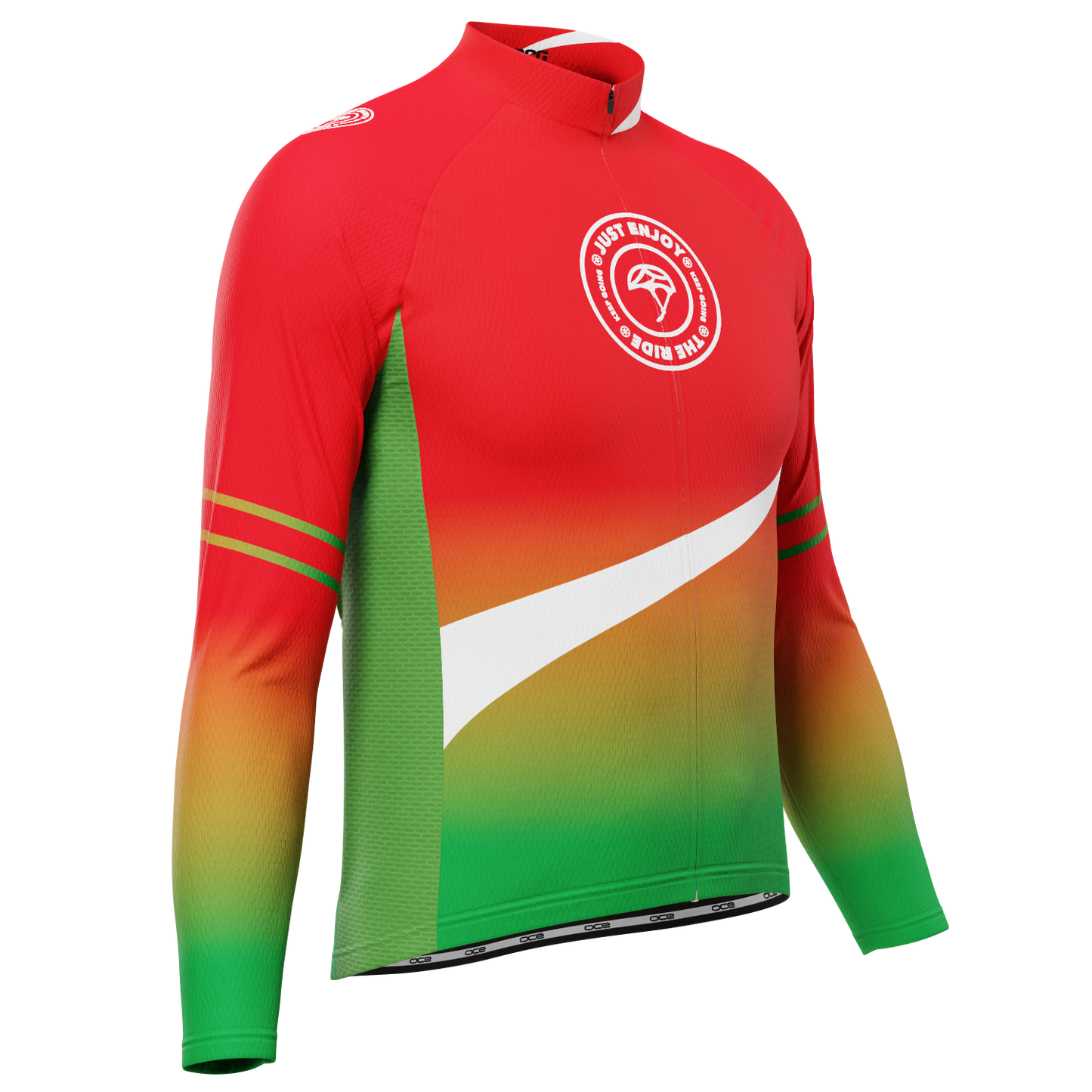 Men's Just Enjoy The Ride Long Sleeve Cycling Jersey