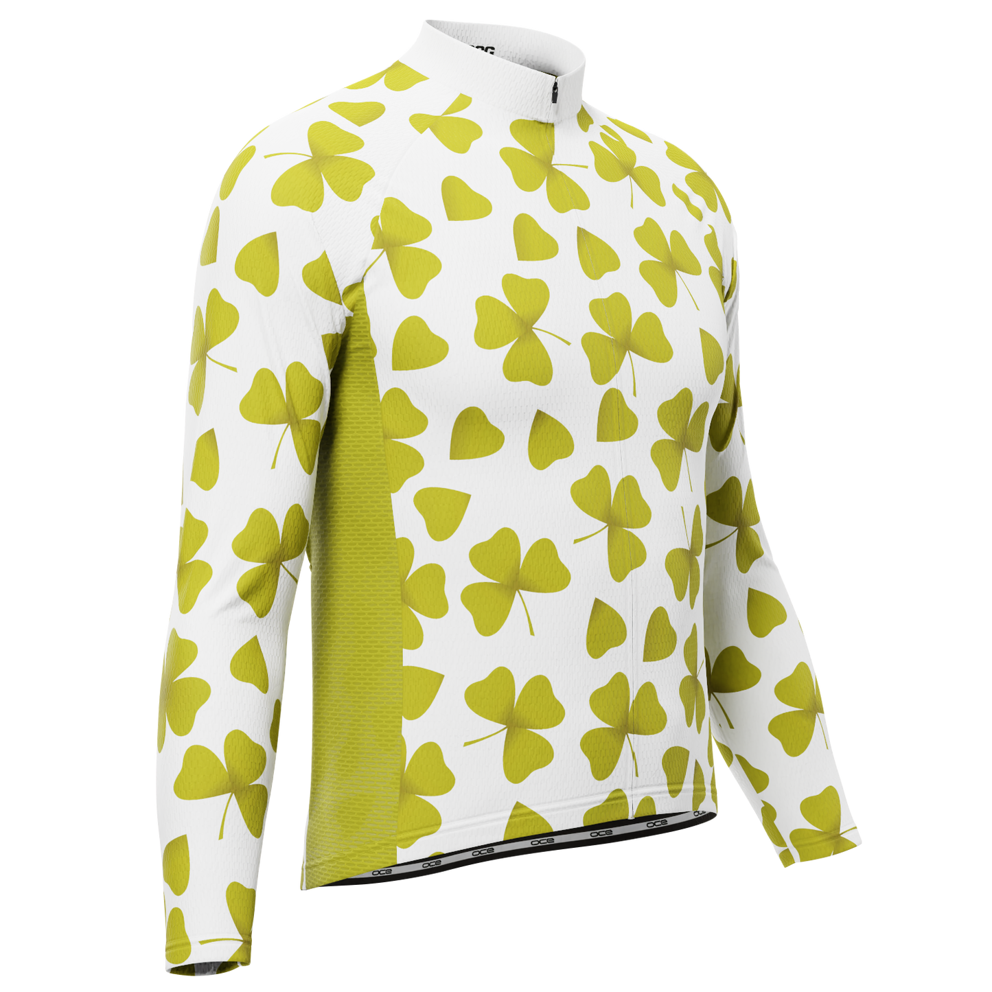 Men's Three Leaf Clover Long Sleeve Cycling Jersey