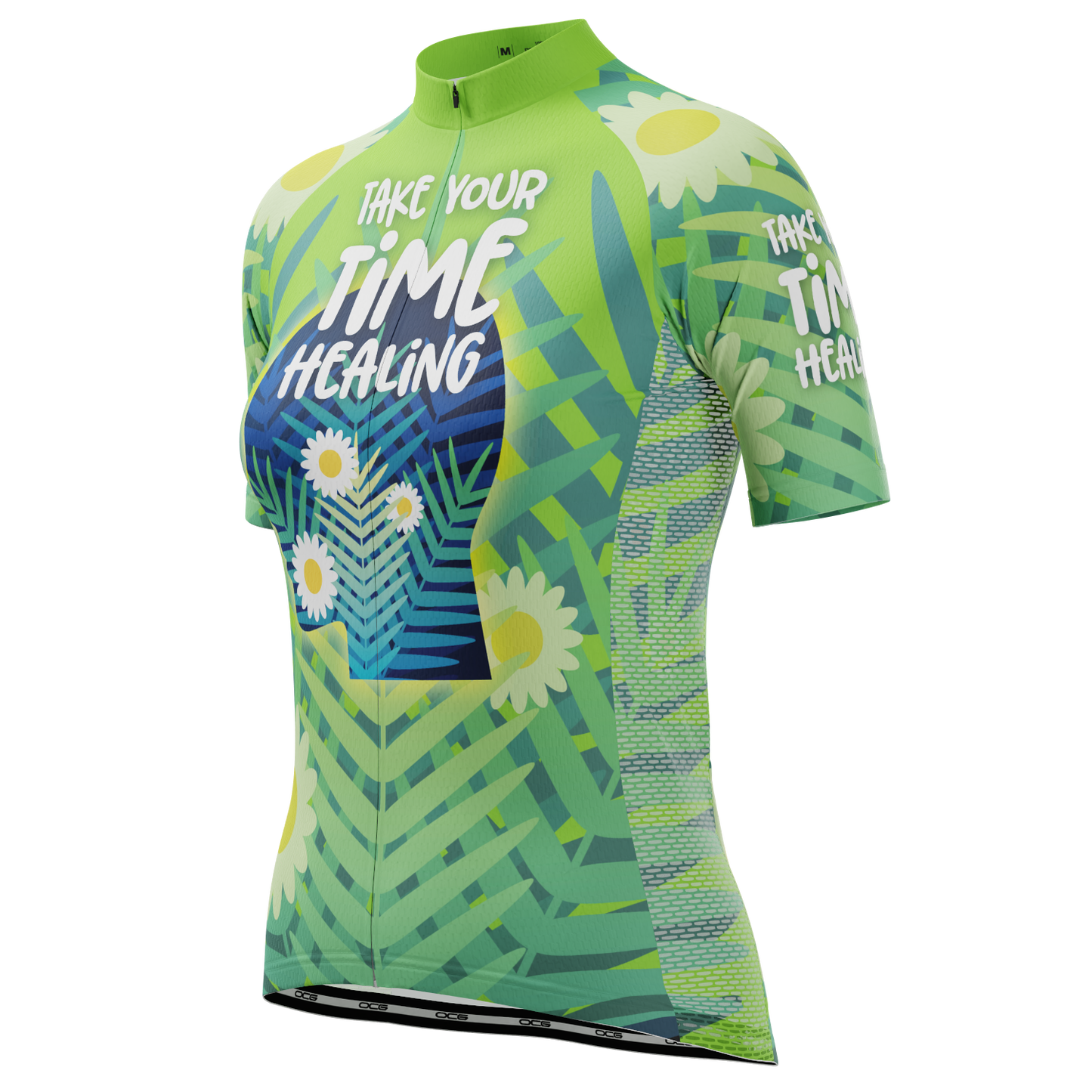 Women's Mental Health-Take Your Time Healing Short Sleeve Cycling Jersey