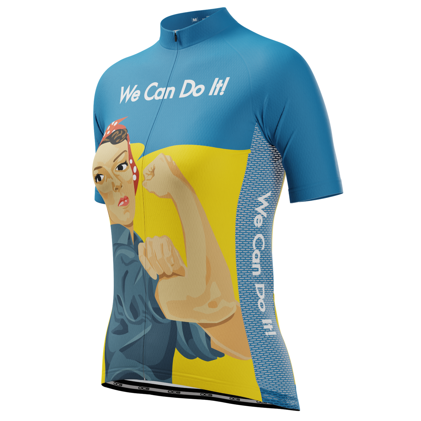 Women's Rosie Riveter Short Sleeve Cycling Jersey