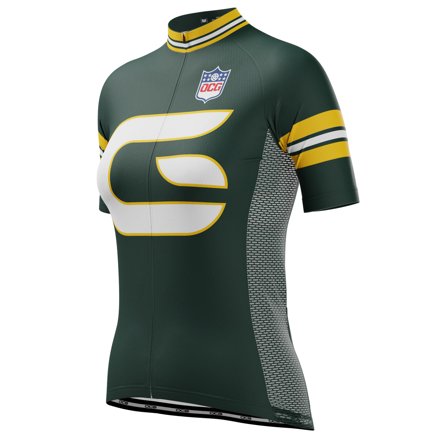 Women's Green Bay Football Short Sleeve Cycling Jersey