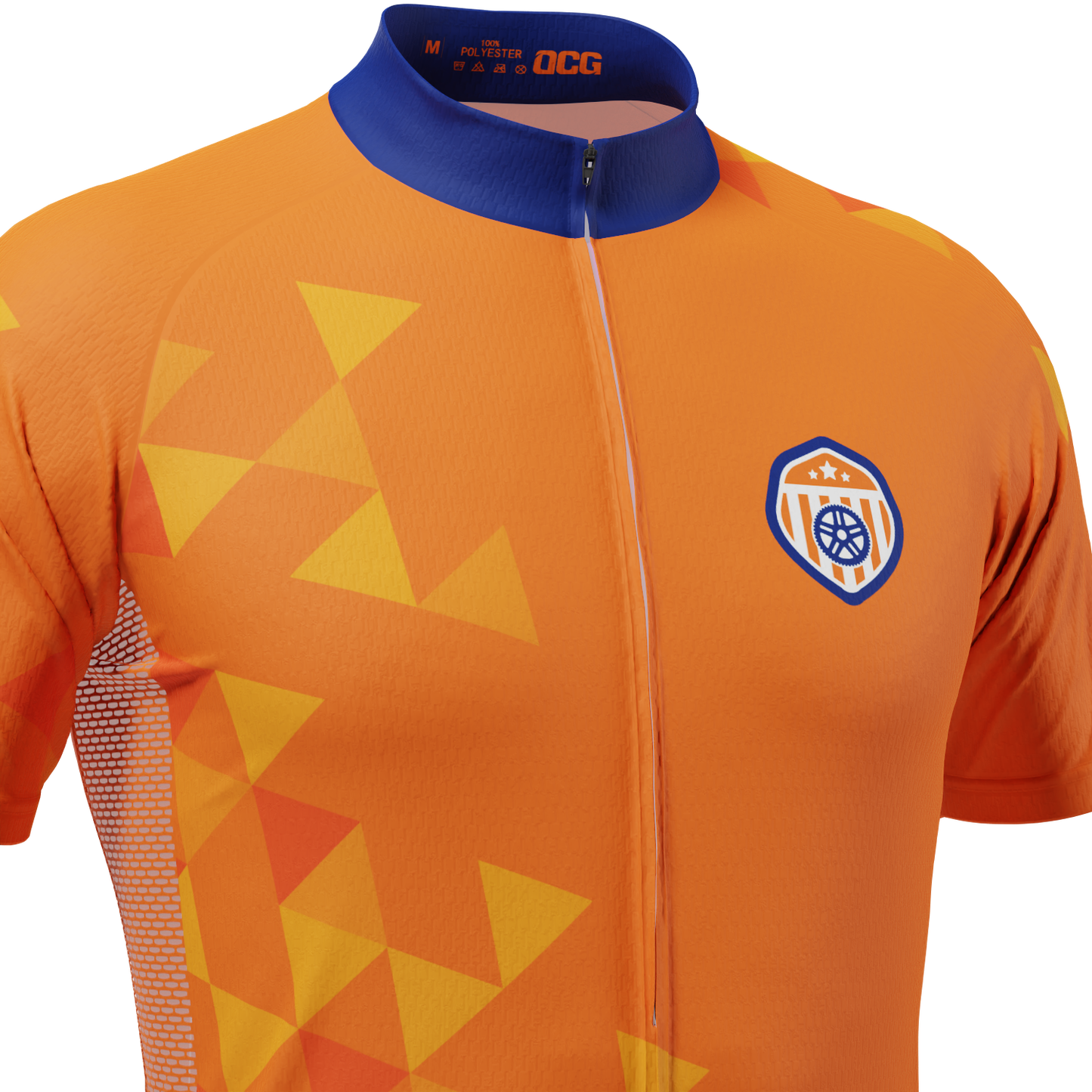Men's Netherlands Soccer Short Sleeve Cycling Jersey