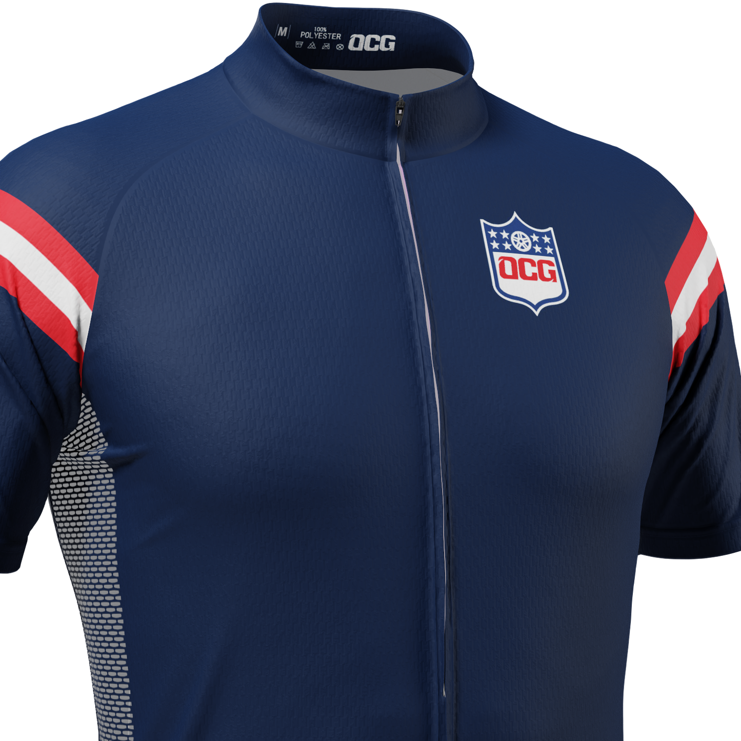 Men's New England Football Short Sleeve Cycling Jersey