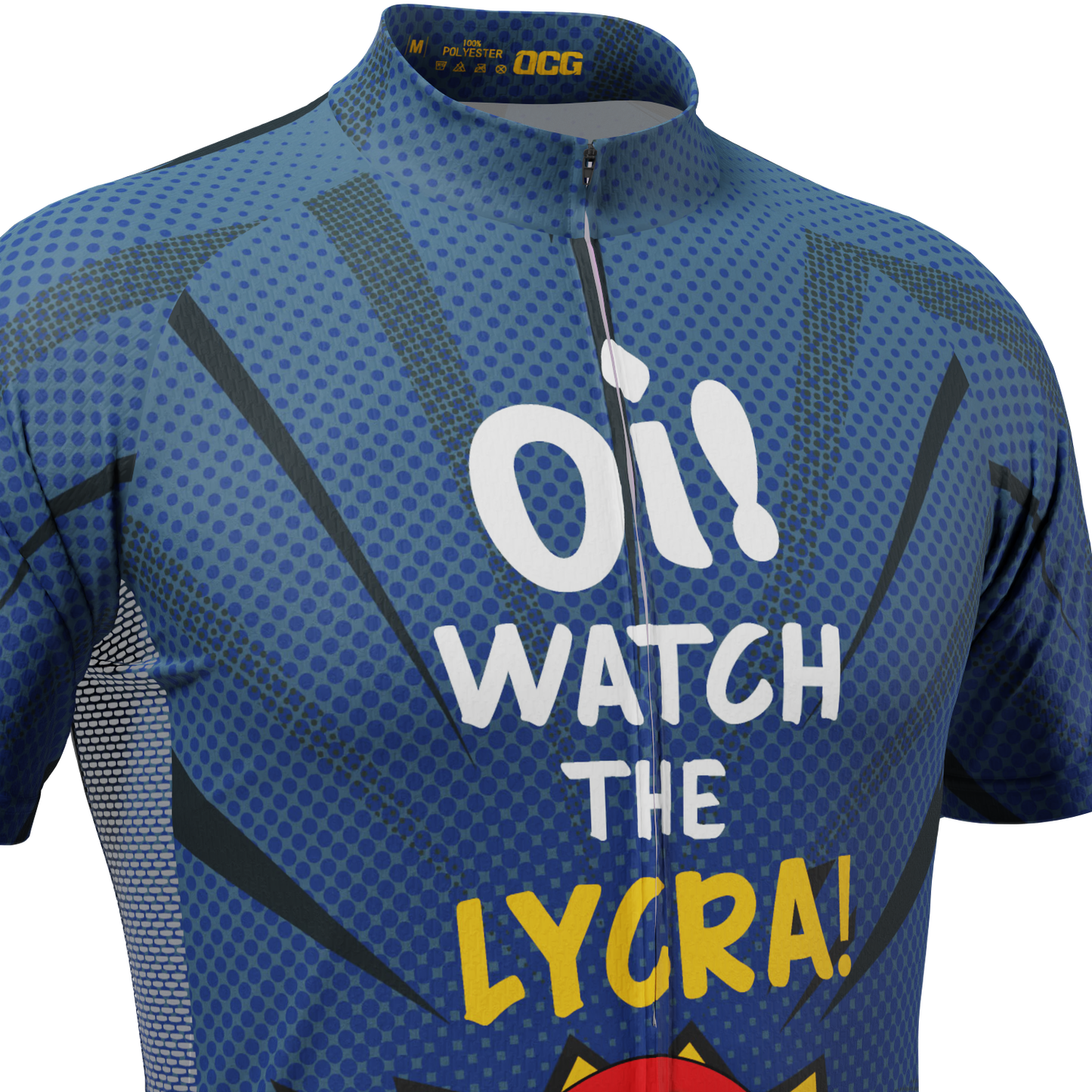 Men's Oi! Watch the Lycra! Short Sleeve Cycling Jersey