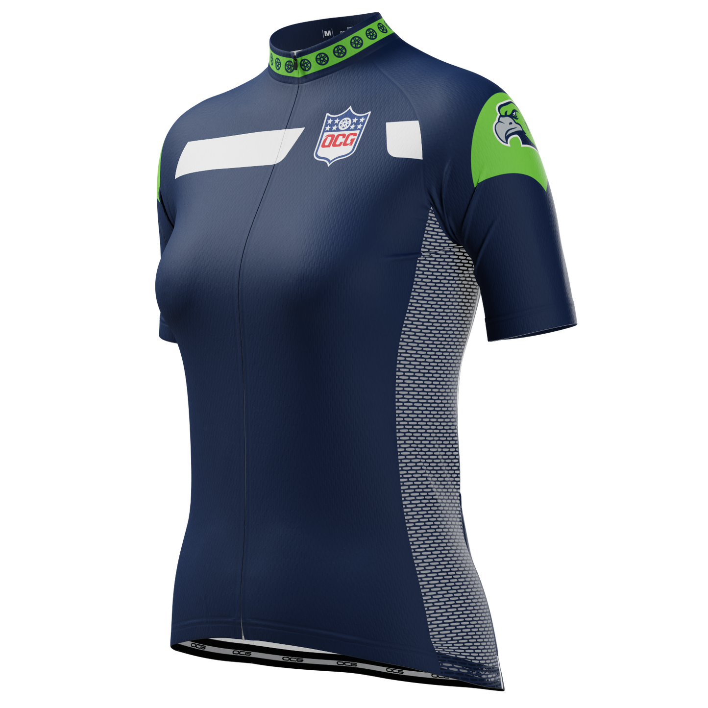 Women's Seattle Football Short Sleeve Cycling Jersey
